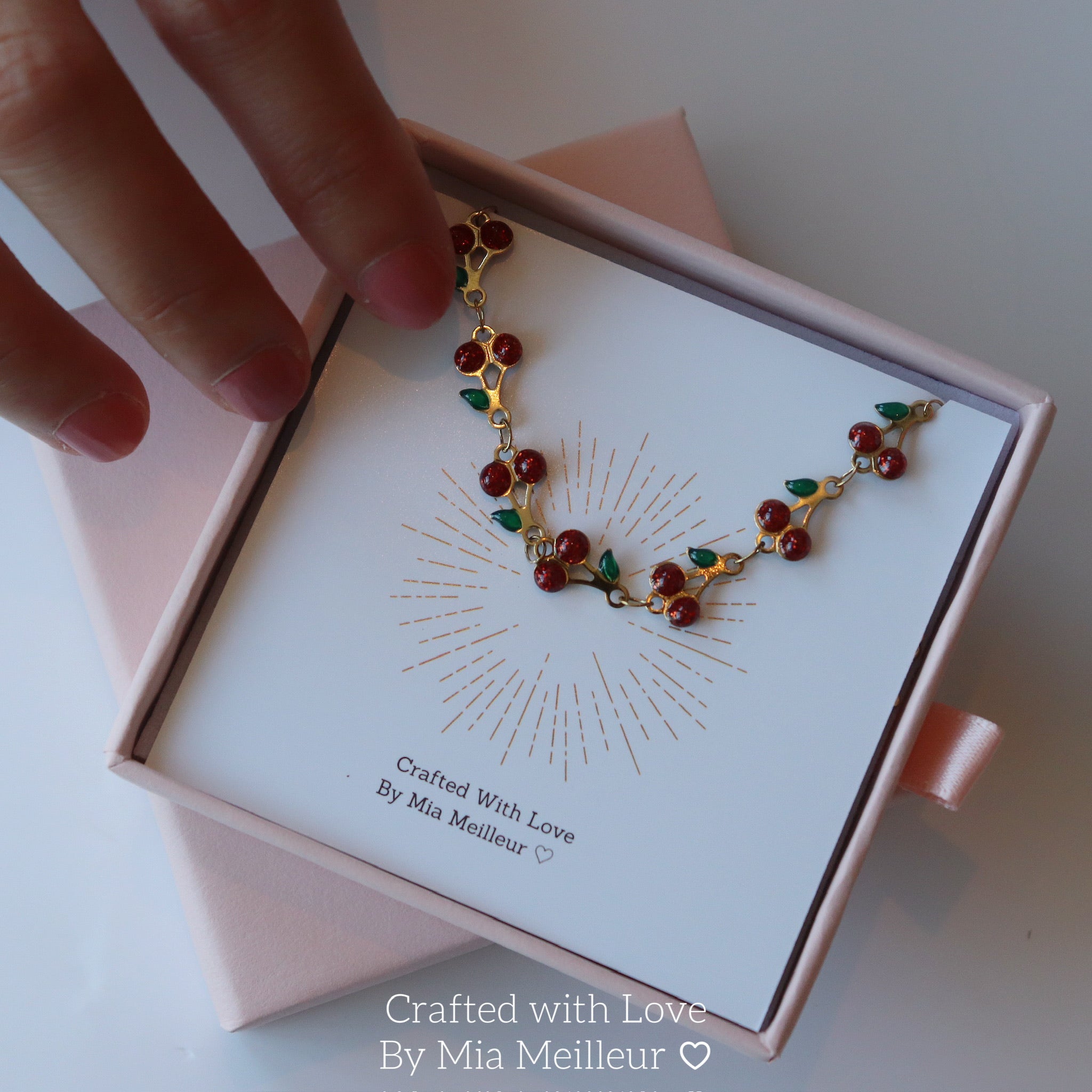 Cherry Charm Bracelet