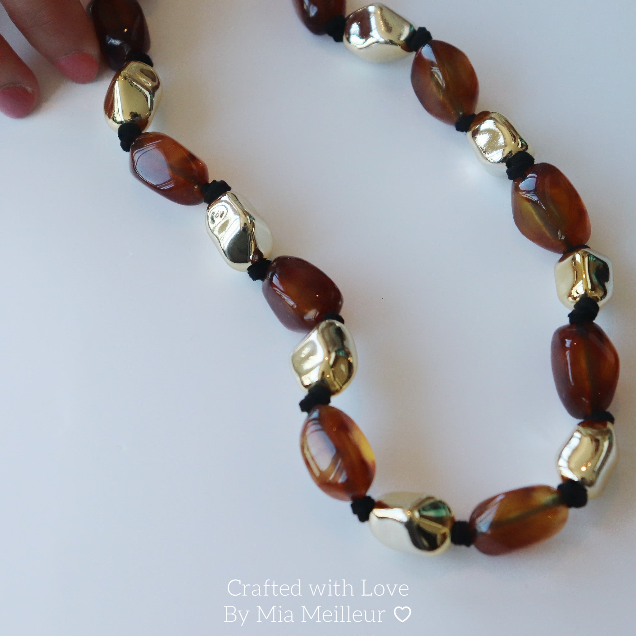 Chunky Bead Statement Necklace