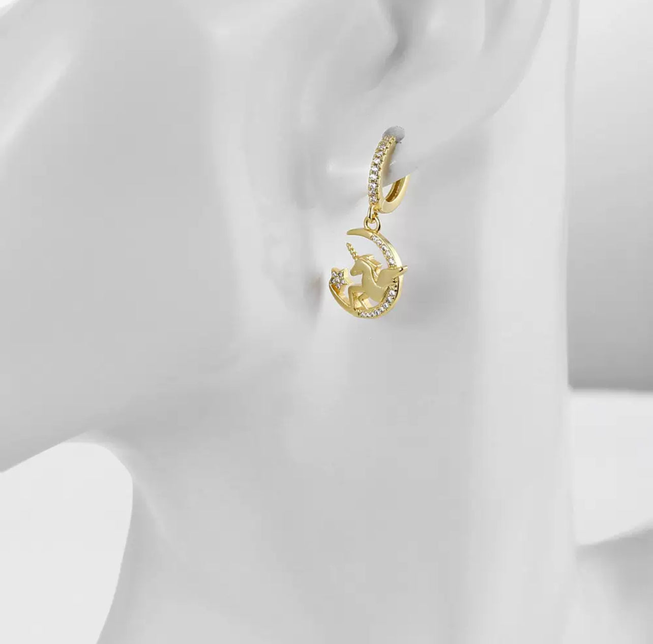 Unicorn Charm Earrings