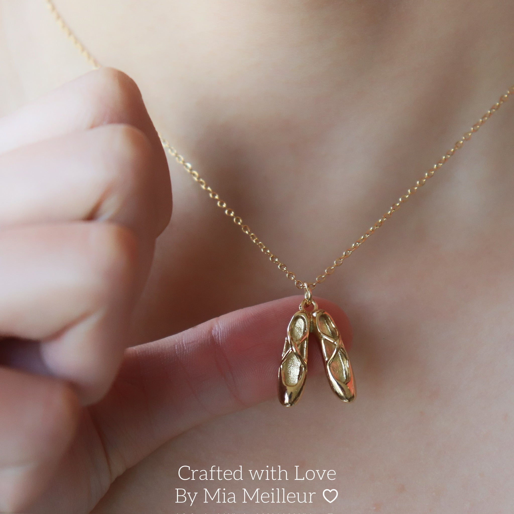 Ballet Shoes Necklace