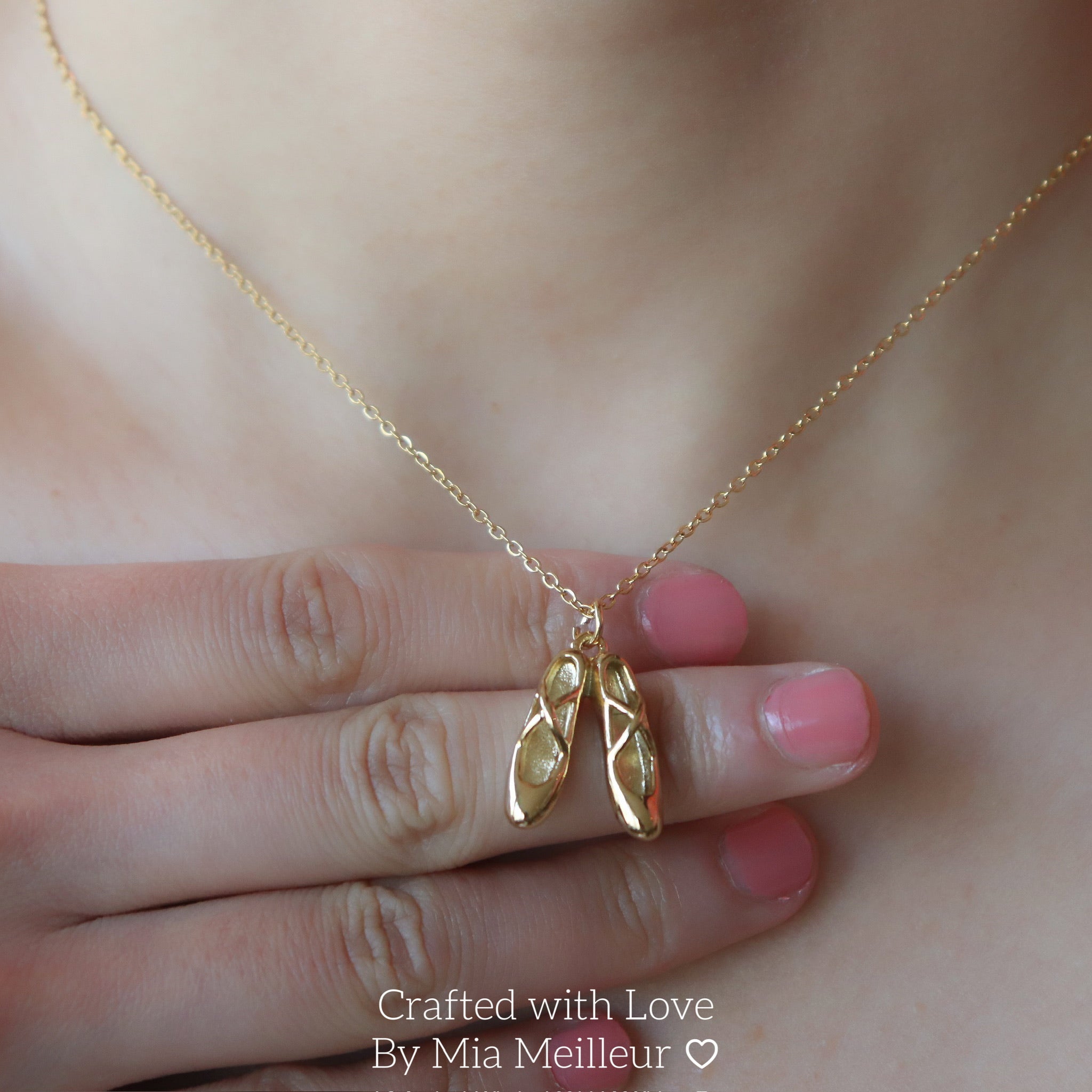 Ballet Shoes Necklace