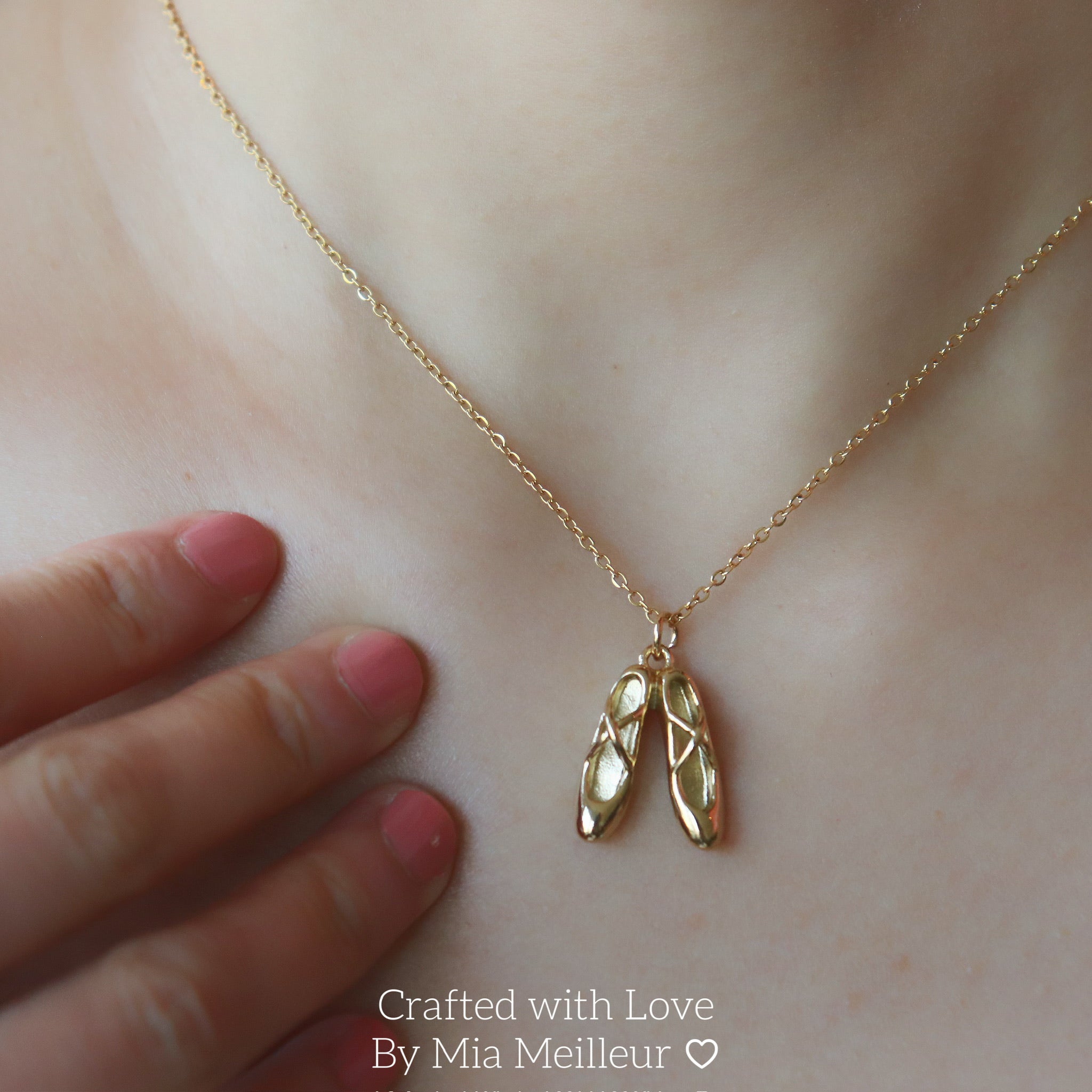 Ballet Shoes Necklace