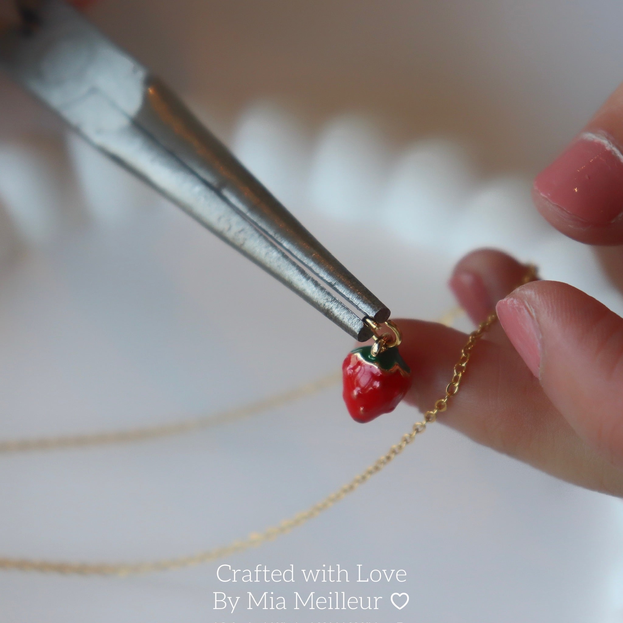 Cute Strawberry Necklace