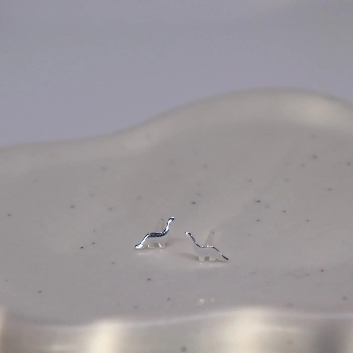 Tiny Dinosaur Stud Earrings