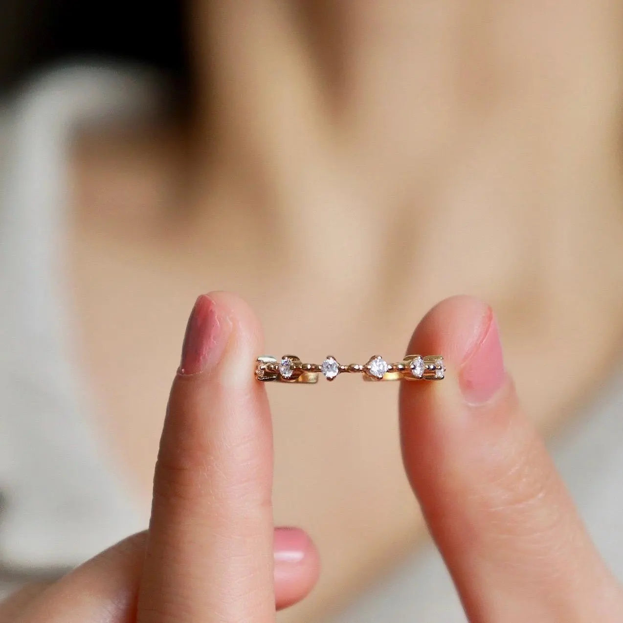 Dainty Diamond Eternity Ring