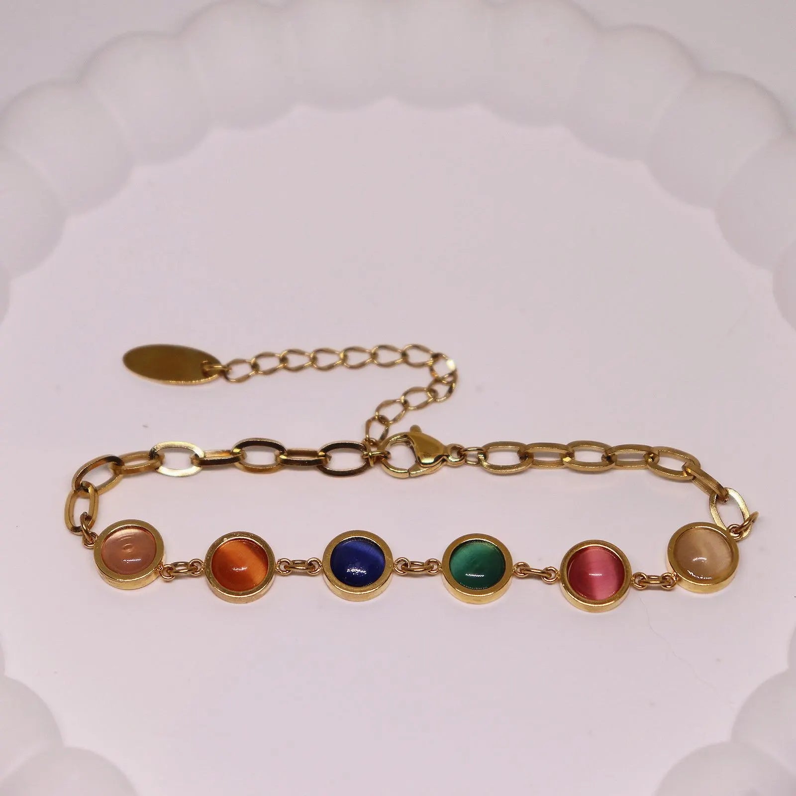 Rainbow Gemstone Bracelet