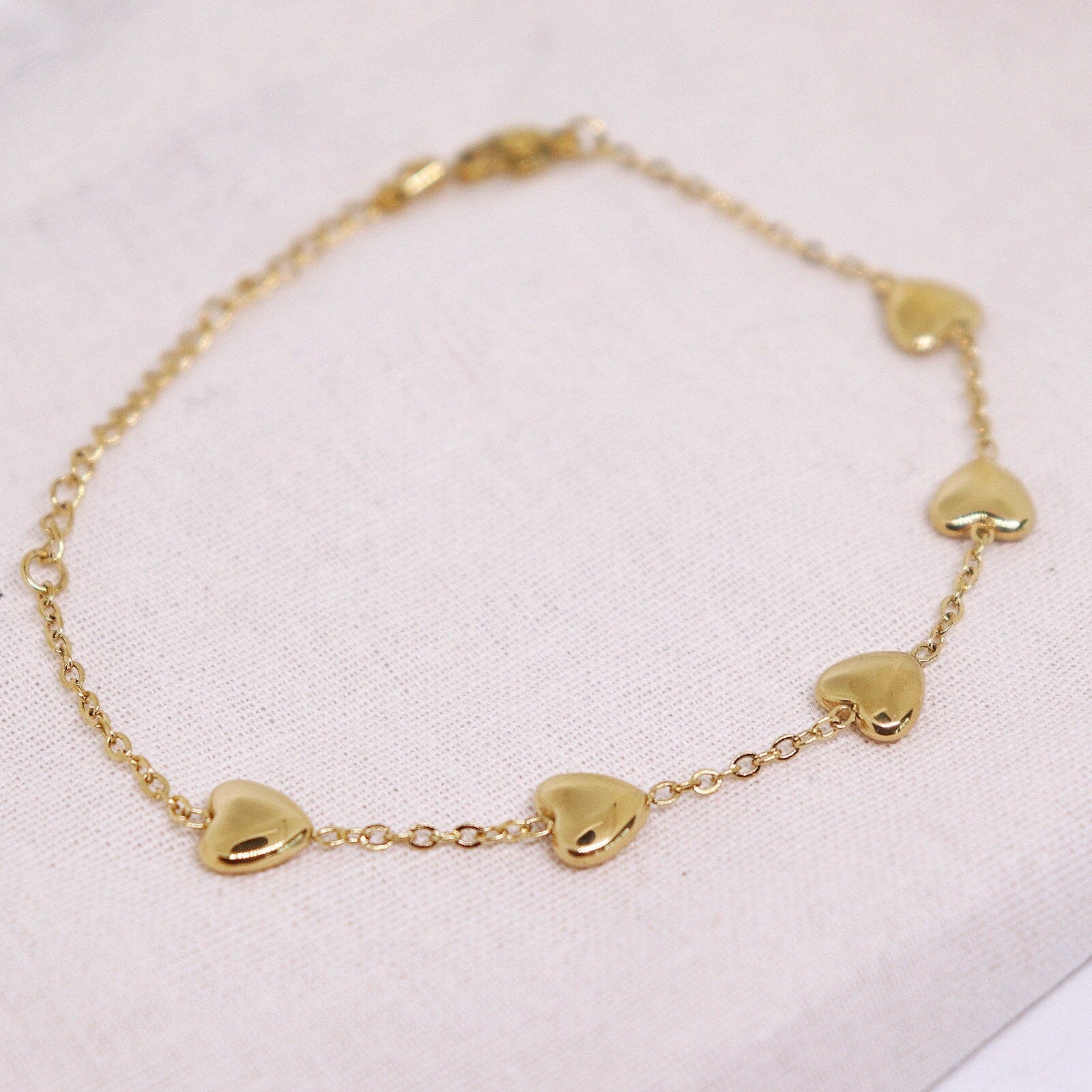 Heart Charm Bracelet