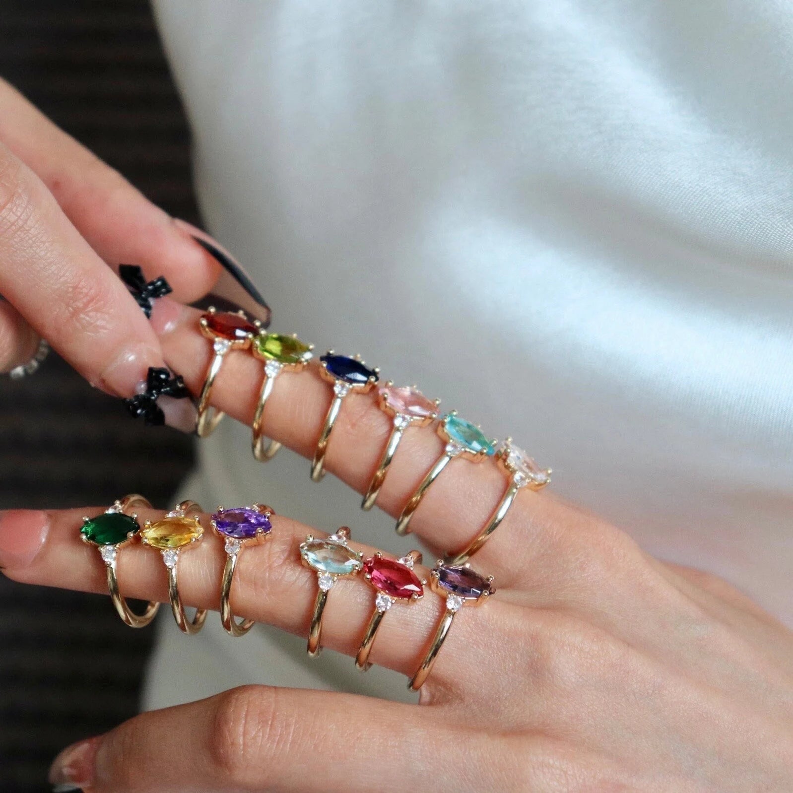 Custom Birthstone Ring