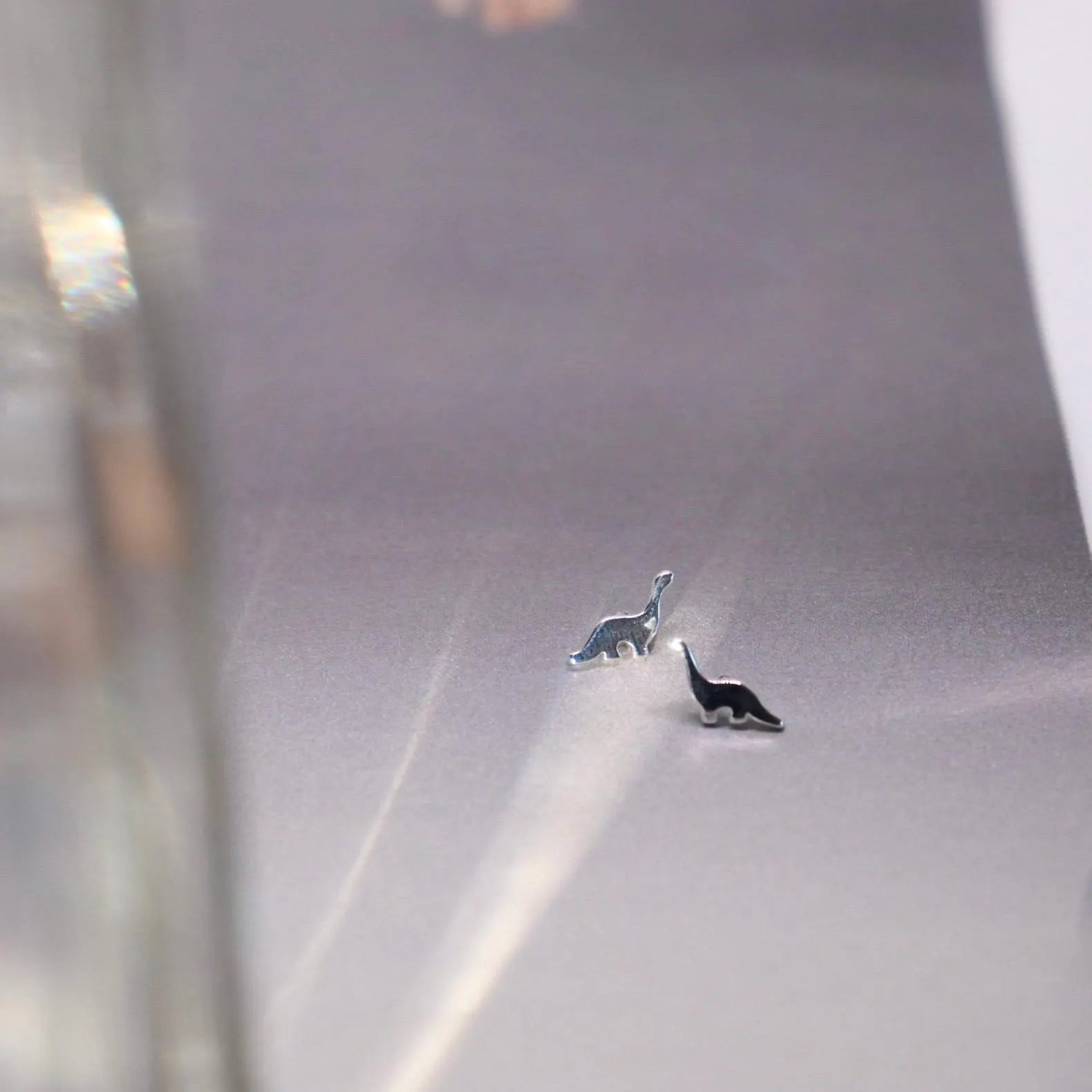 Tiny Dinosaur Stud Earrings