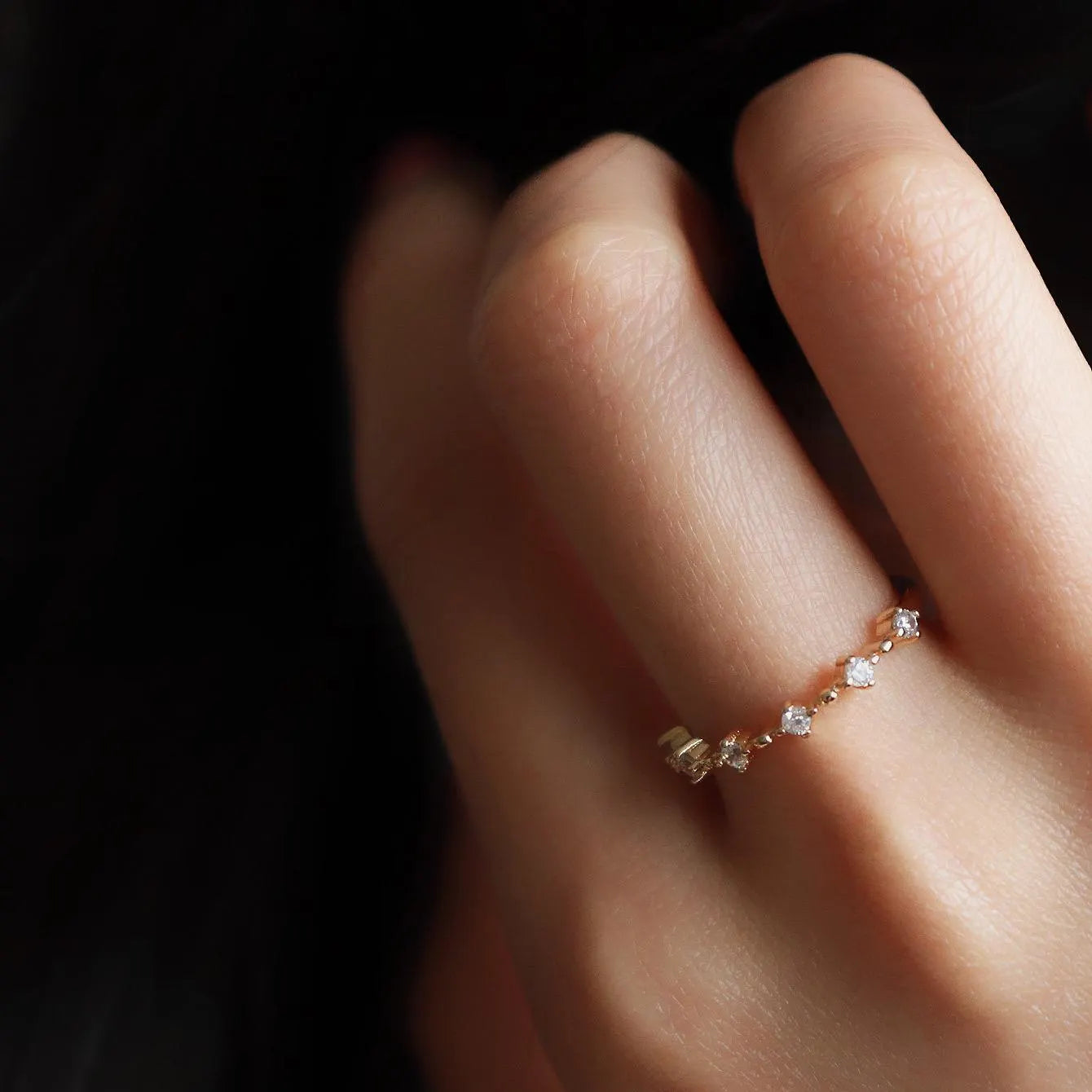 Dainty Diamond Eternity Ring