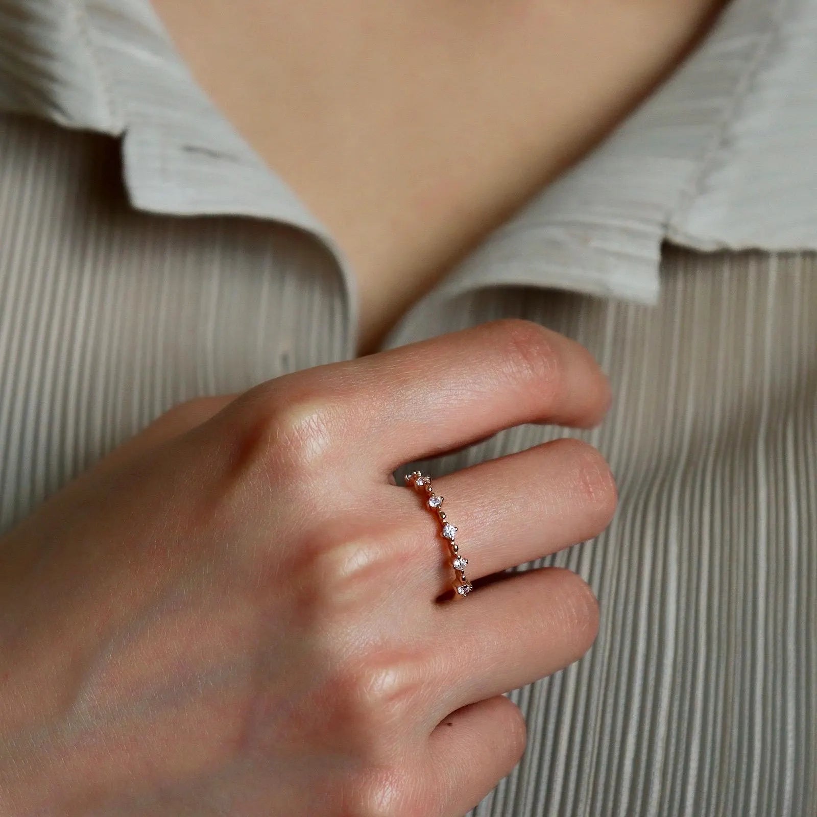 Dainty Diamond Eternity Ring