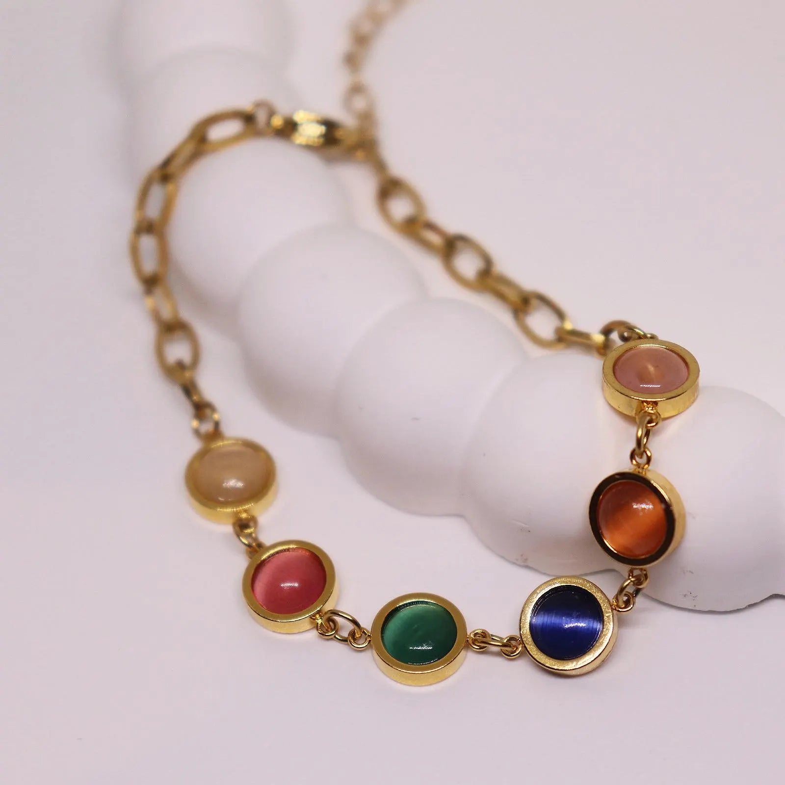 Rainbow Gemstone Bracelet