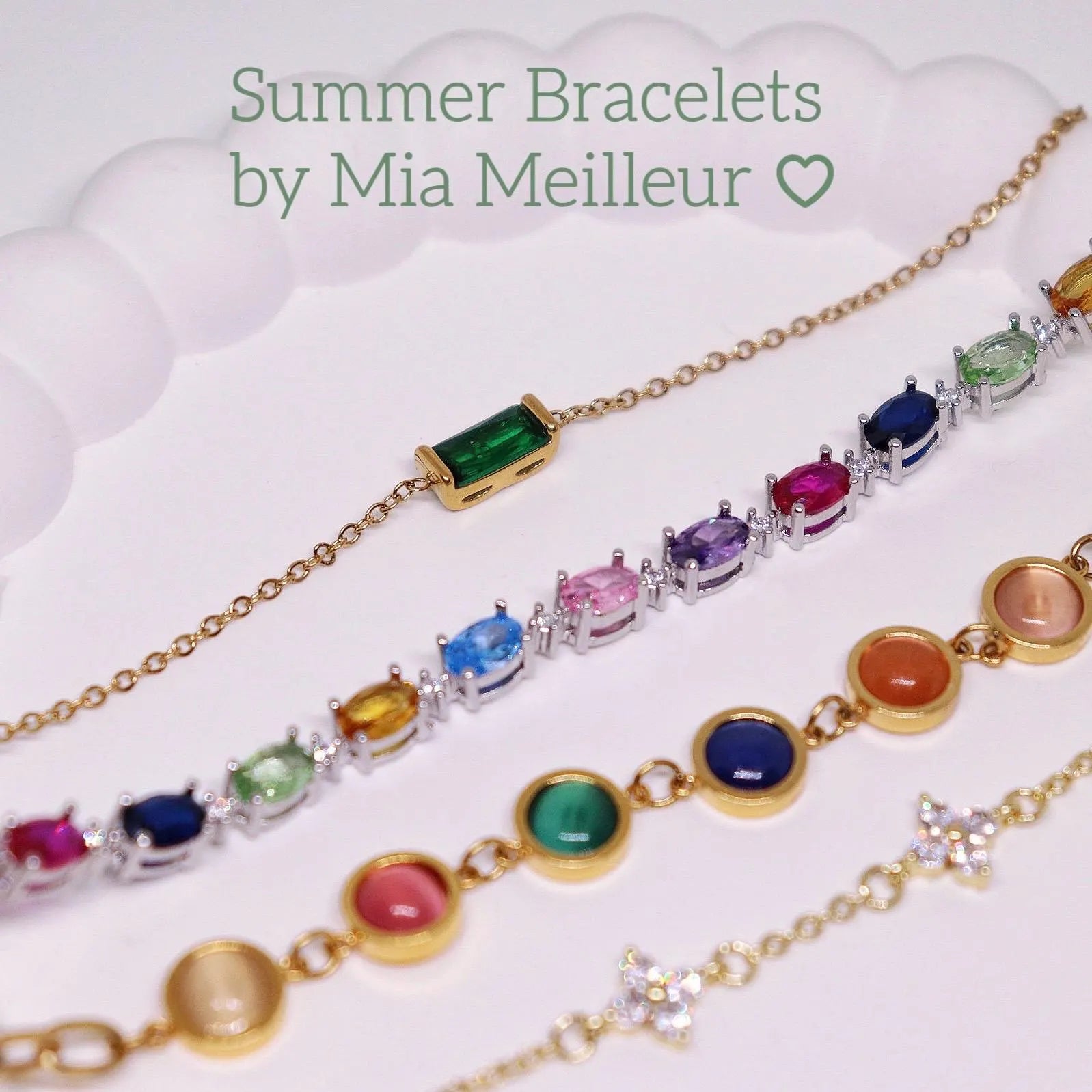 Rainbow Gemstone Bracelet