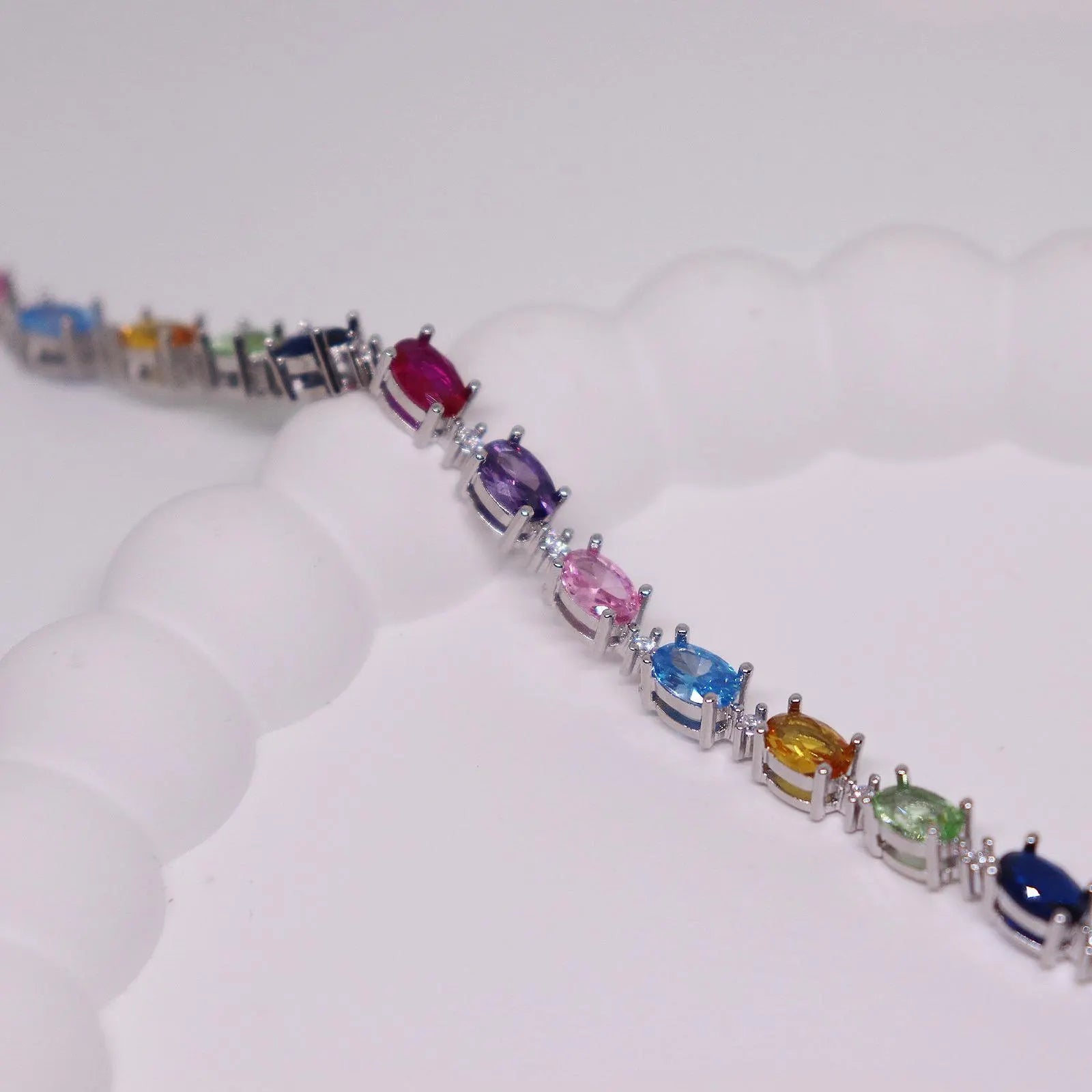Rainbow Multigems Bracelet