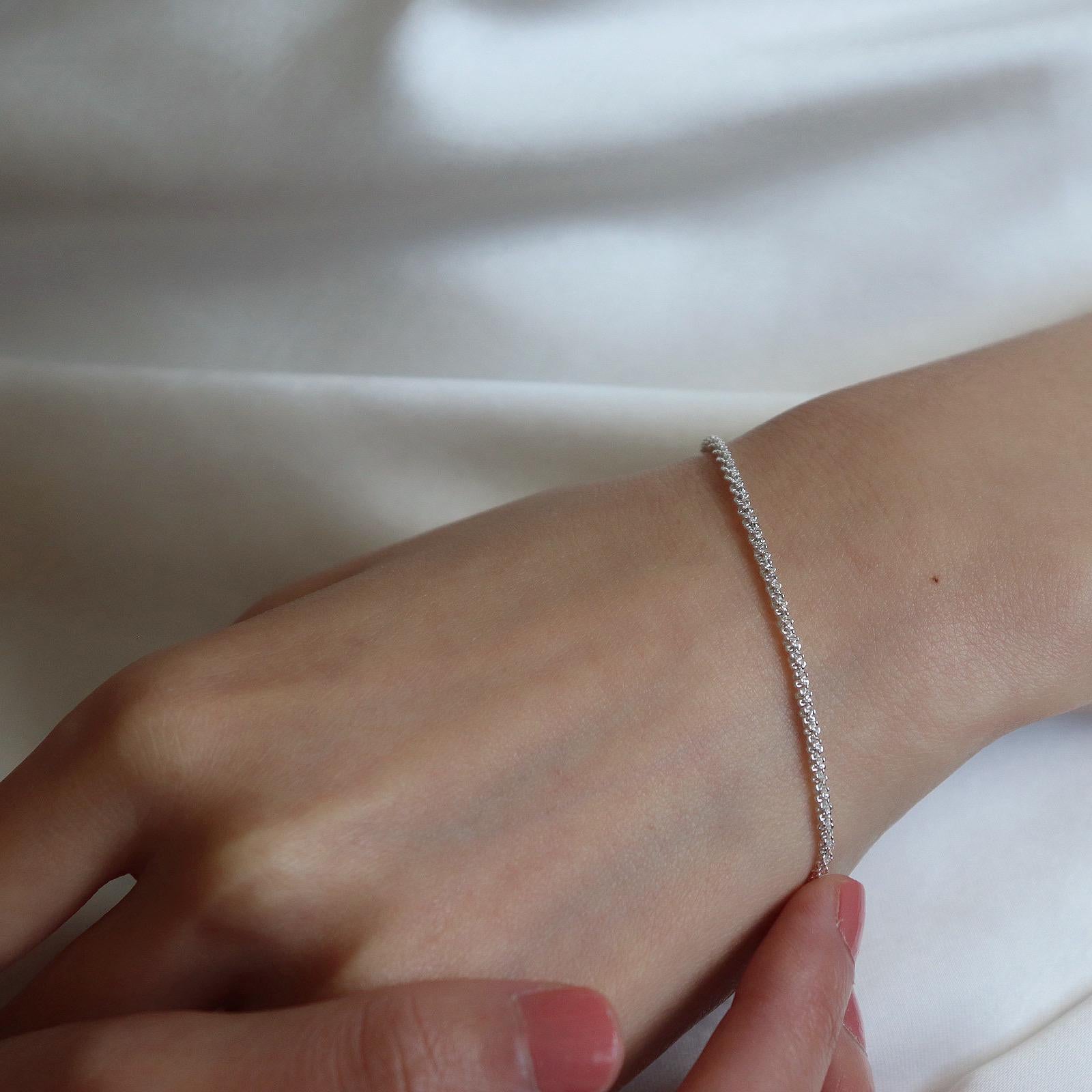 Minimalist Sparkle Glitter Bracelet