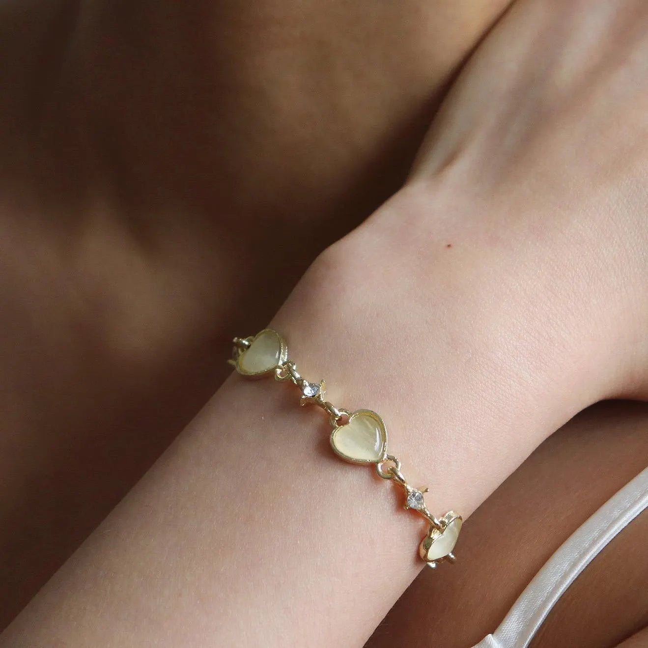 Love Heart Slider Bracelet