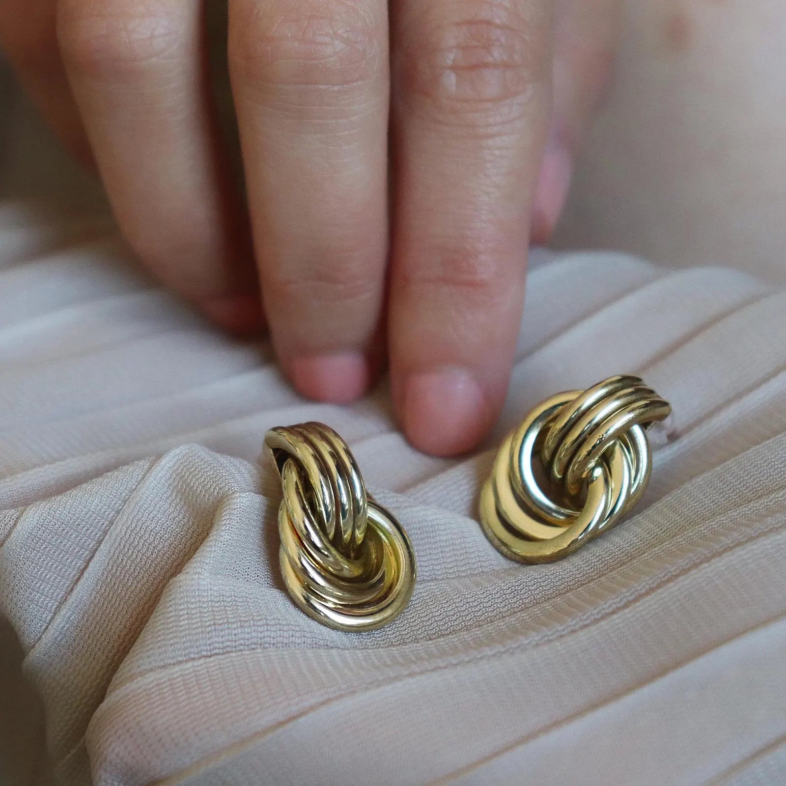 Triple Knot Earrings