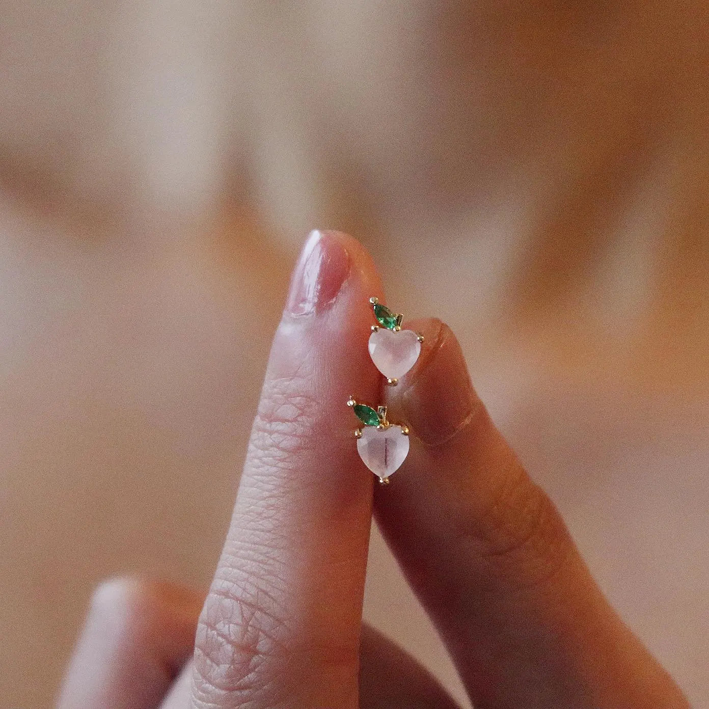 Summer Fruit Stud Earrings, Strawberry, Grape, Peach, Watermelon, Pineapple, Orange, Lemon, Cherry, Lychee Earrings