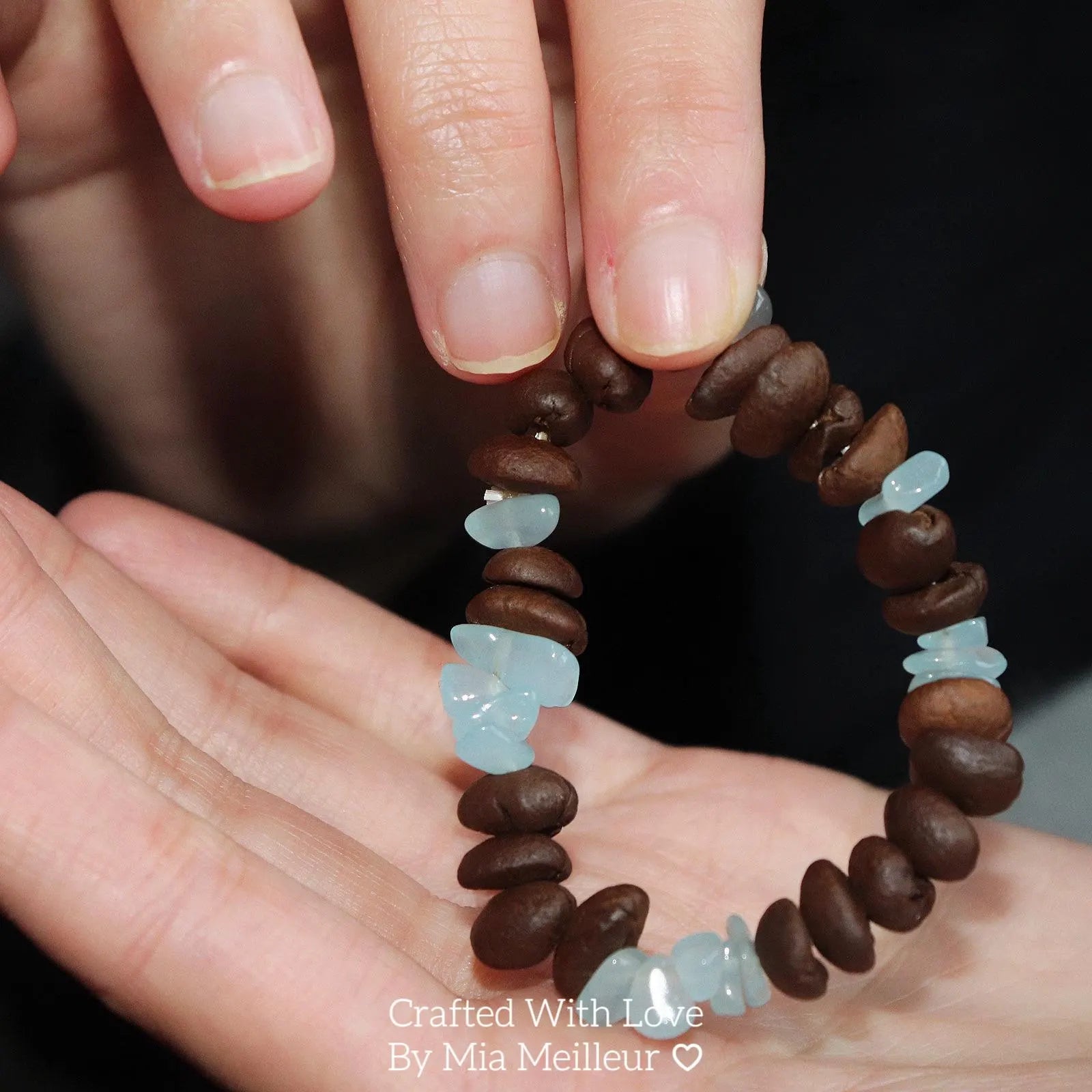 Handmade Coffee Bean Bracelet