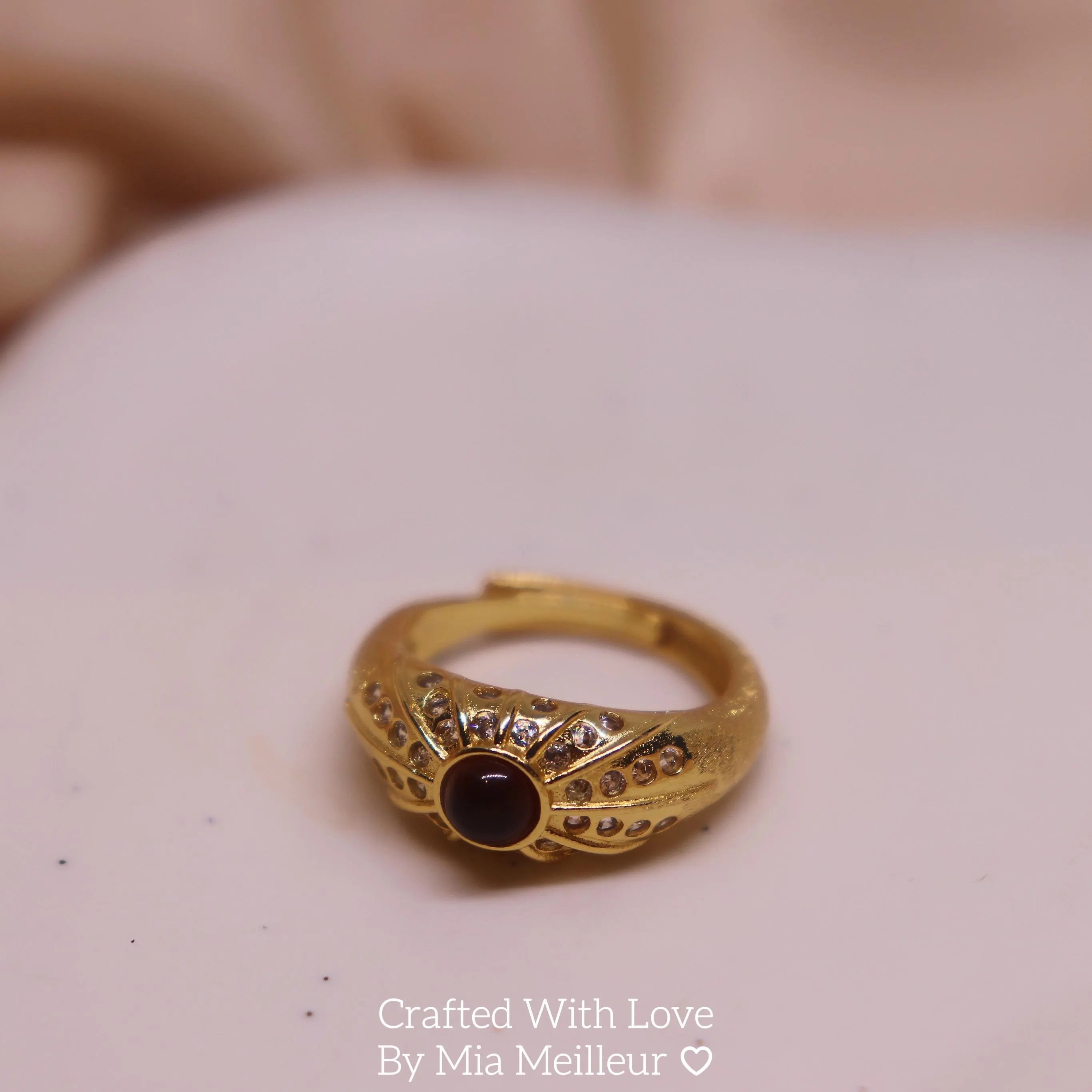 Tiger’s Eye Diamond Ring