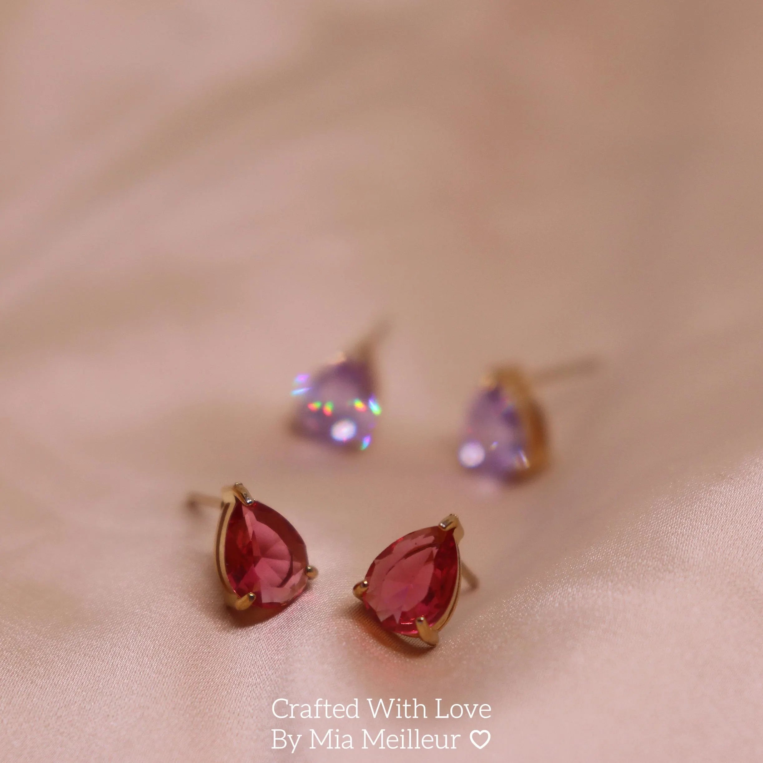 Birthstone Stud Earrings