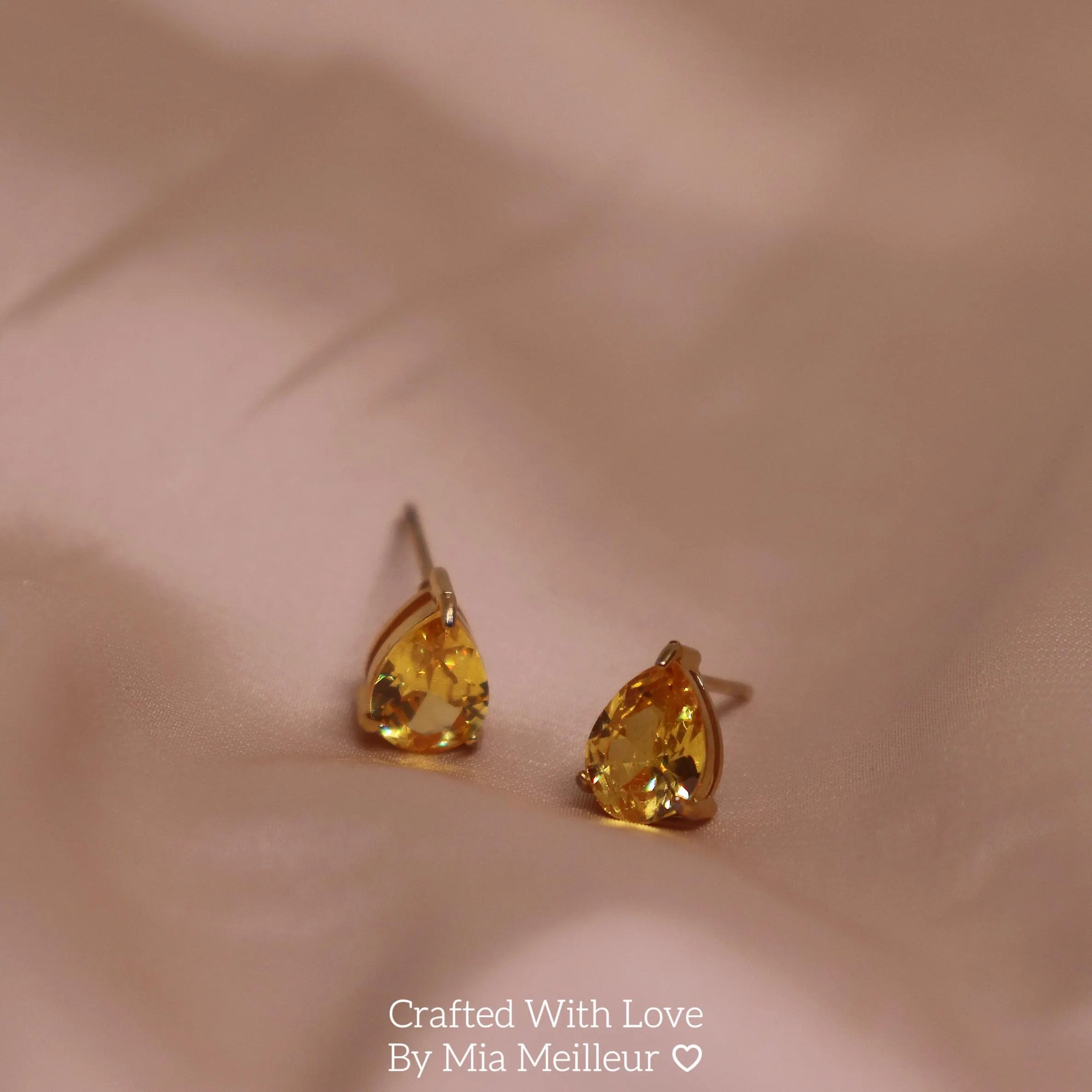 Birthstone Stud Earrings