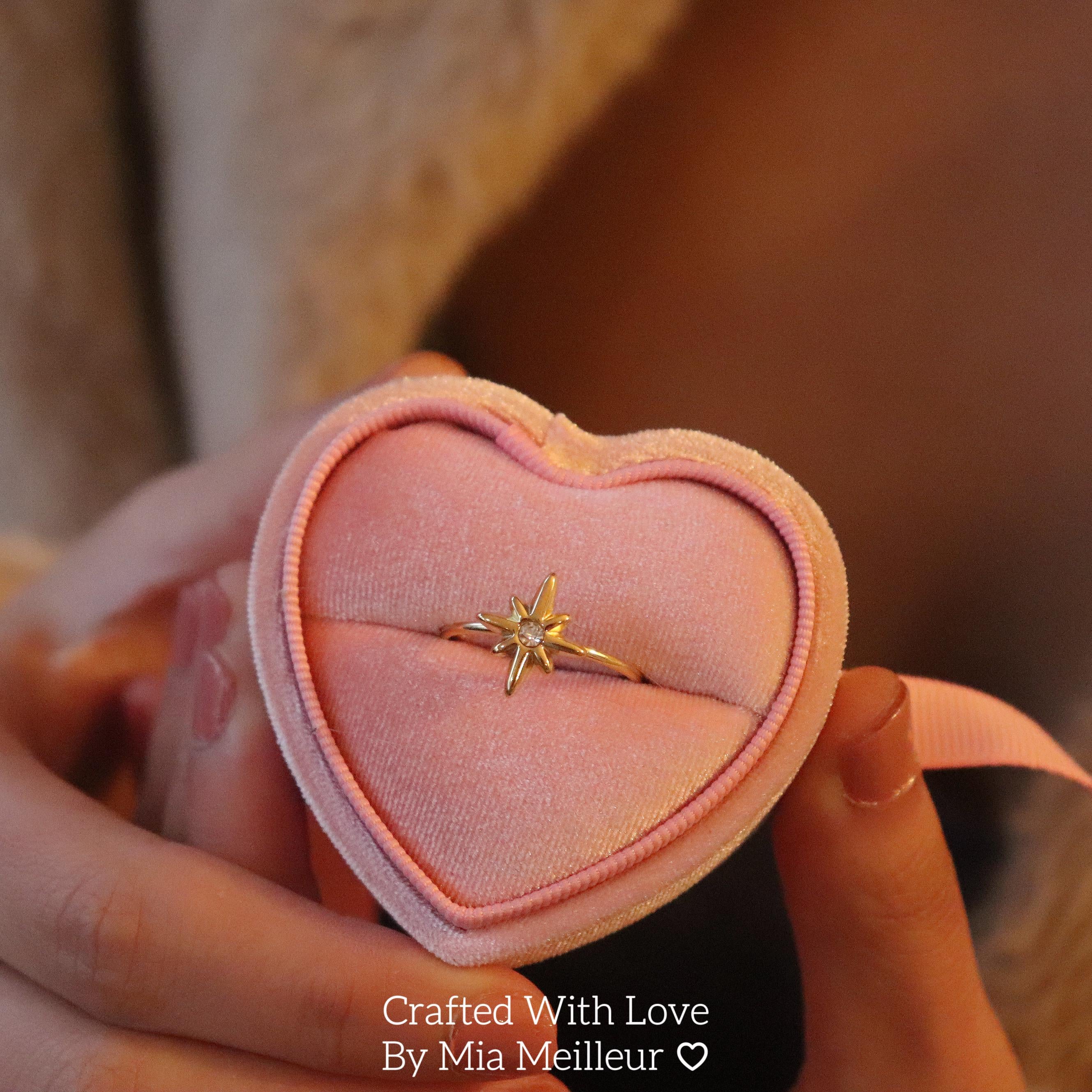 Dainty North Star Open Ring