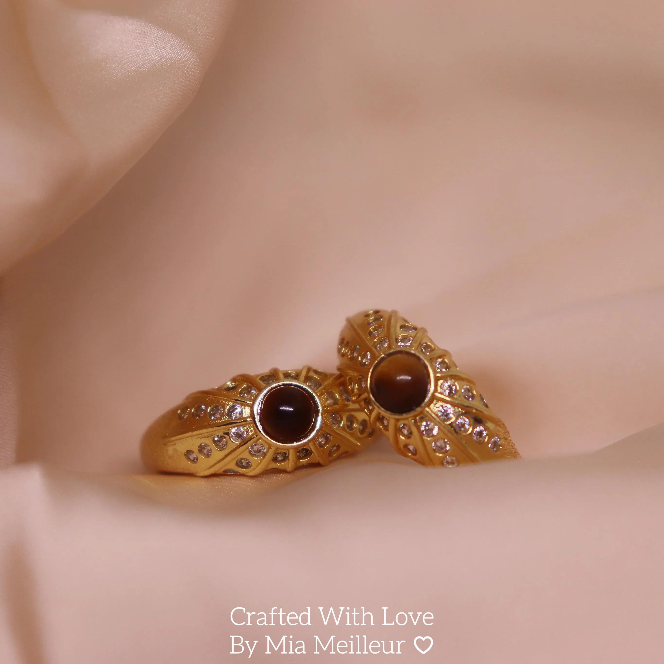 Tiger’s Eye Diamond Ring