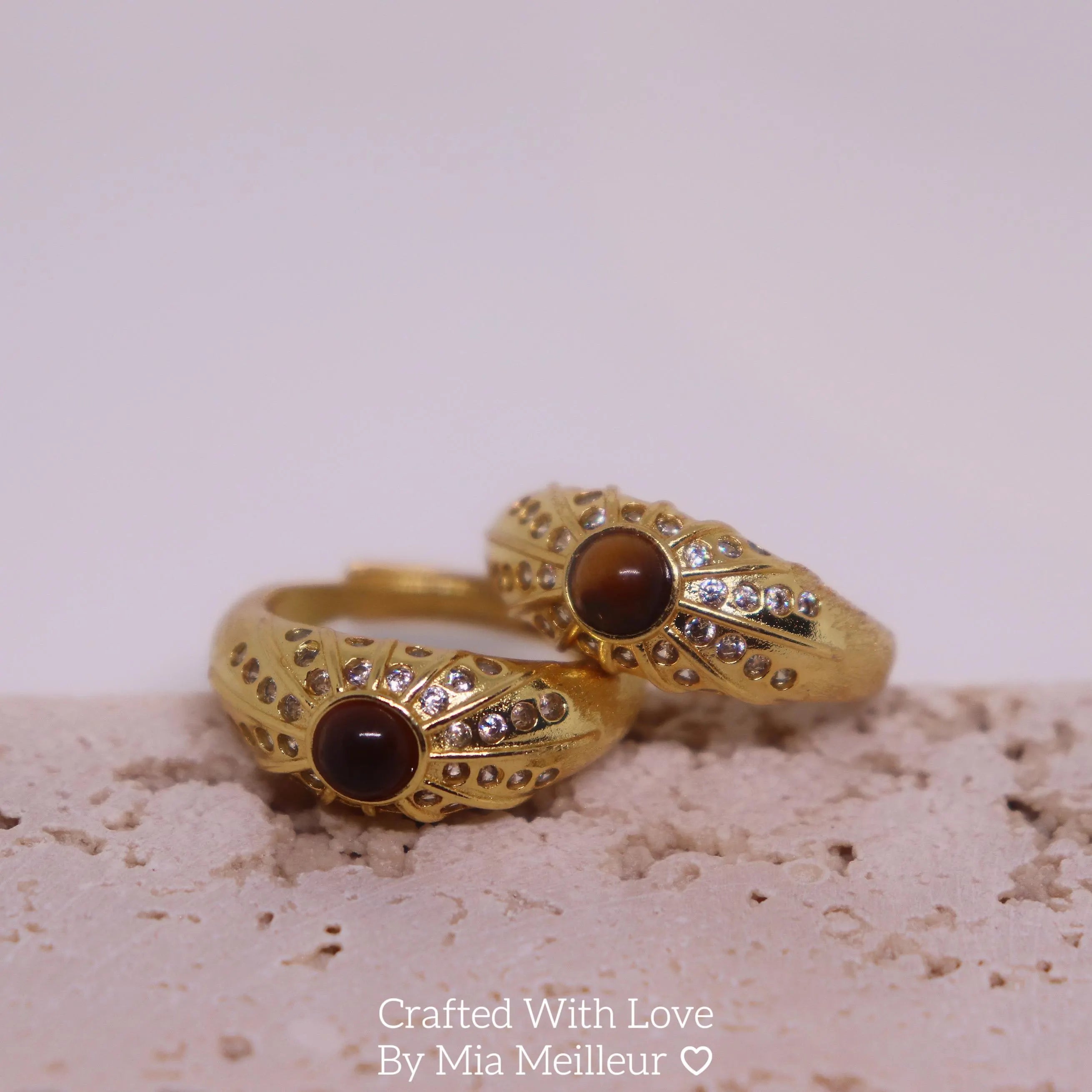 Tiger’s Eye Diamond Ring