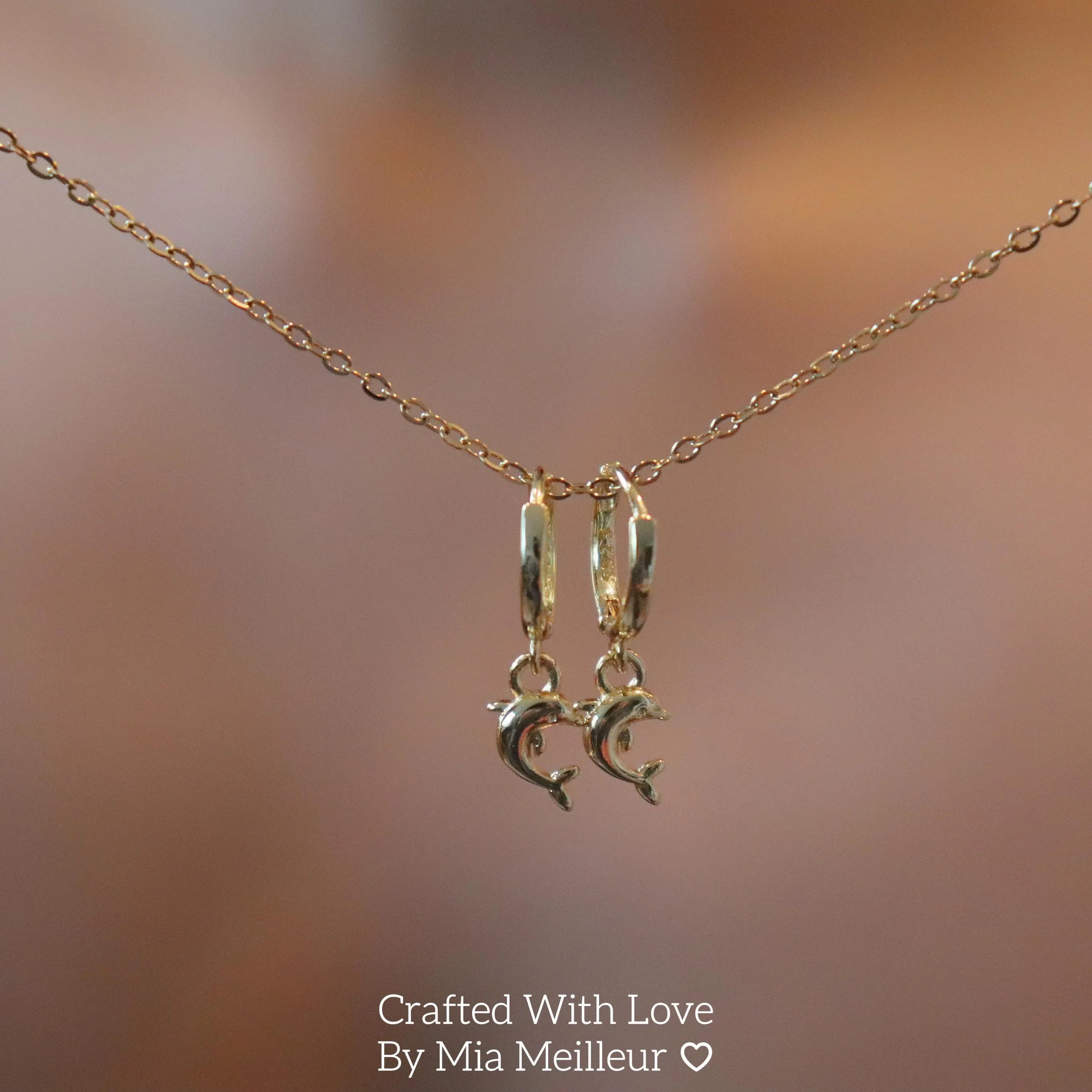 Dainty Dolphin Earrings