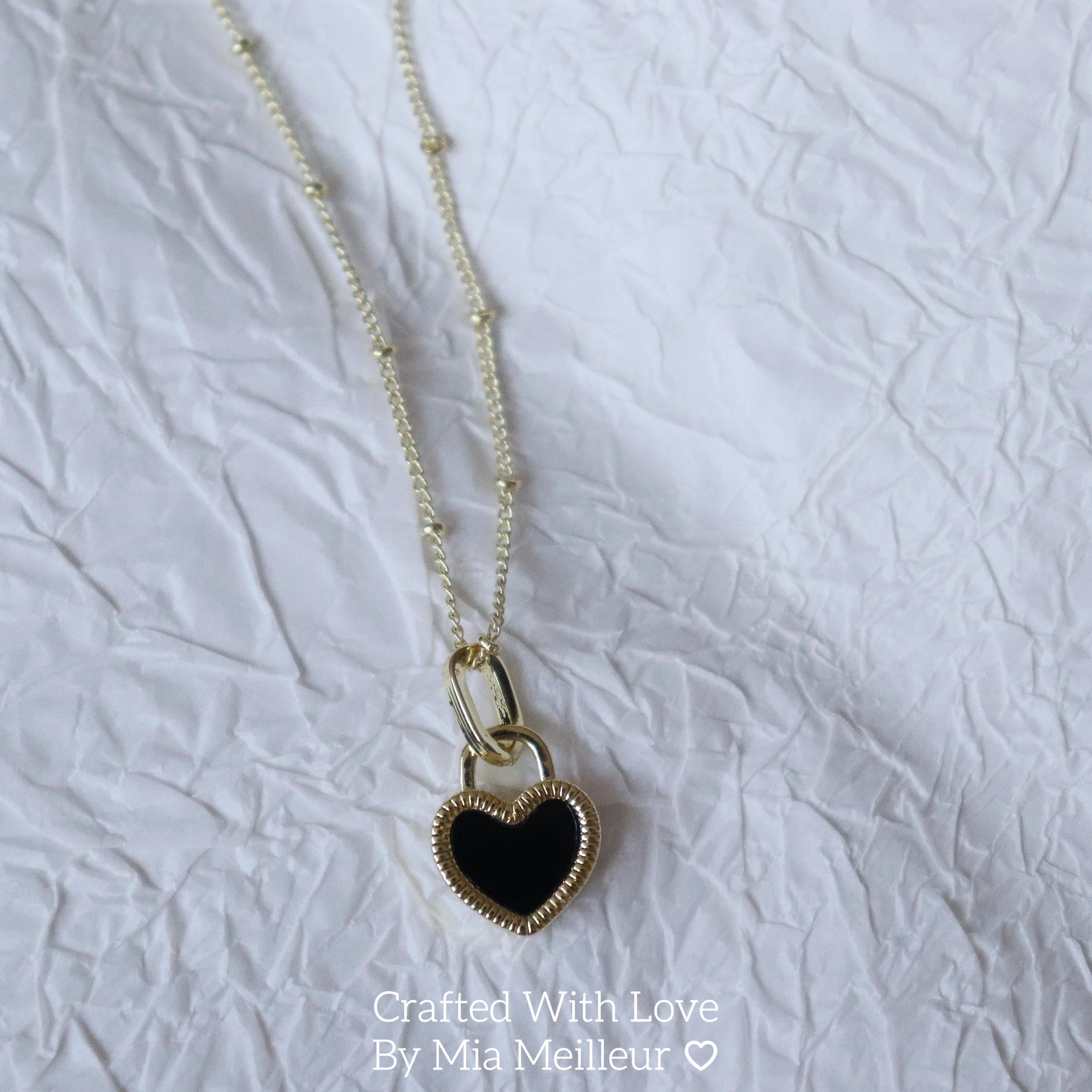 Heart Pendant Gold Necklace