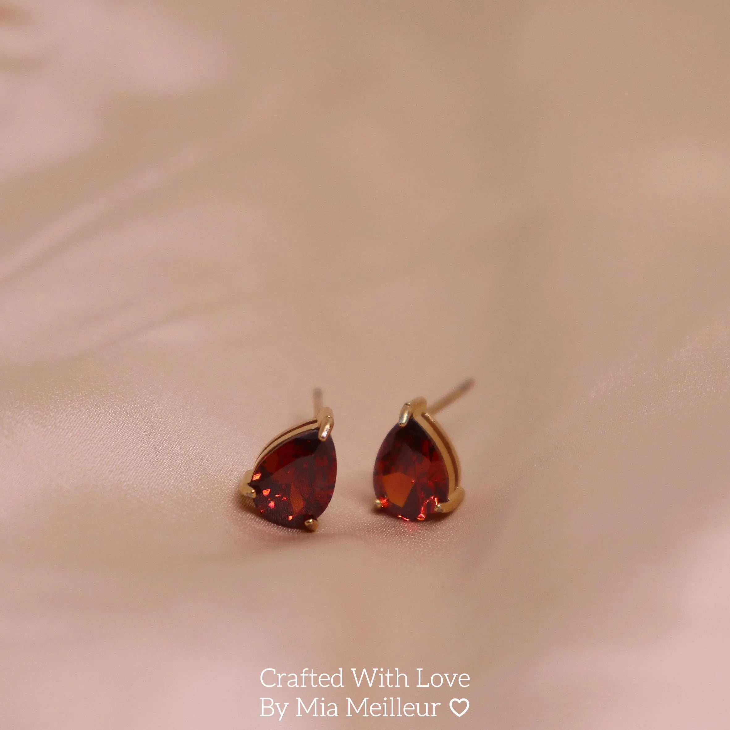 Birthstone Stud Earrings