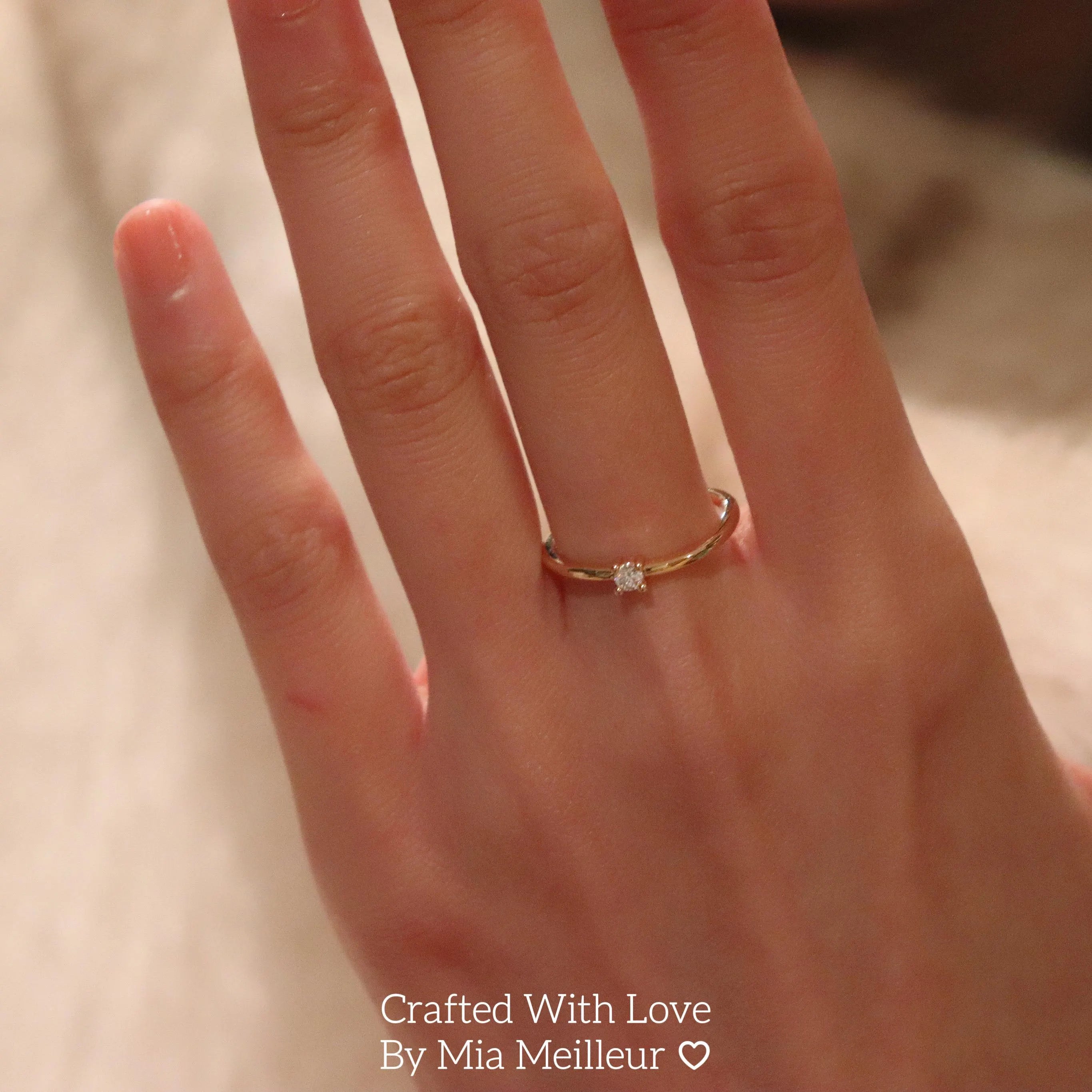 Dainty Diamond Ring
