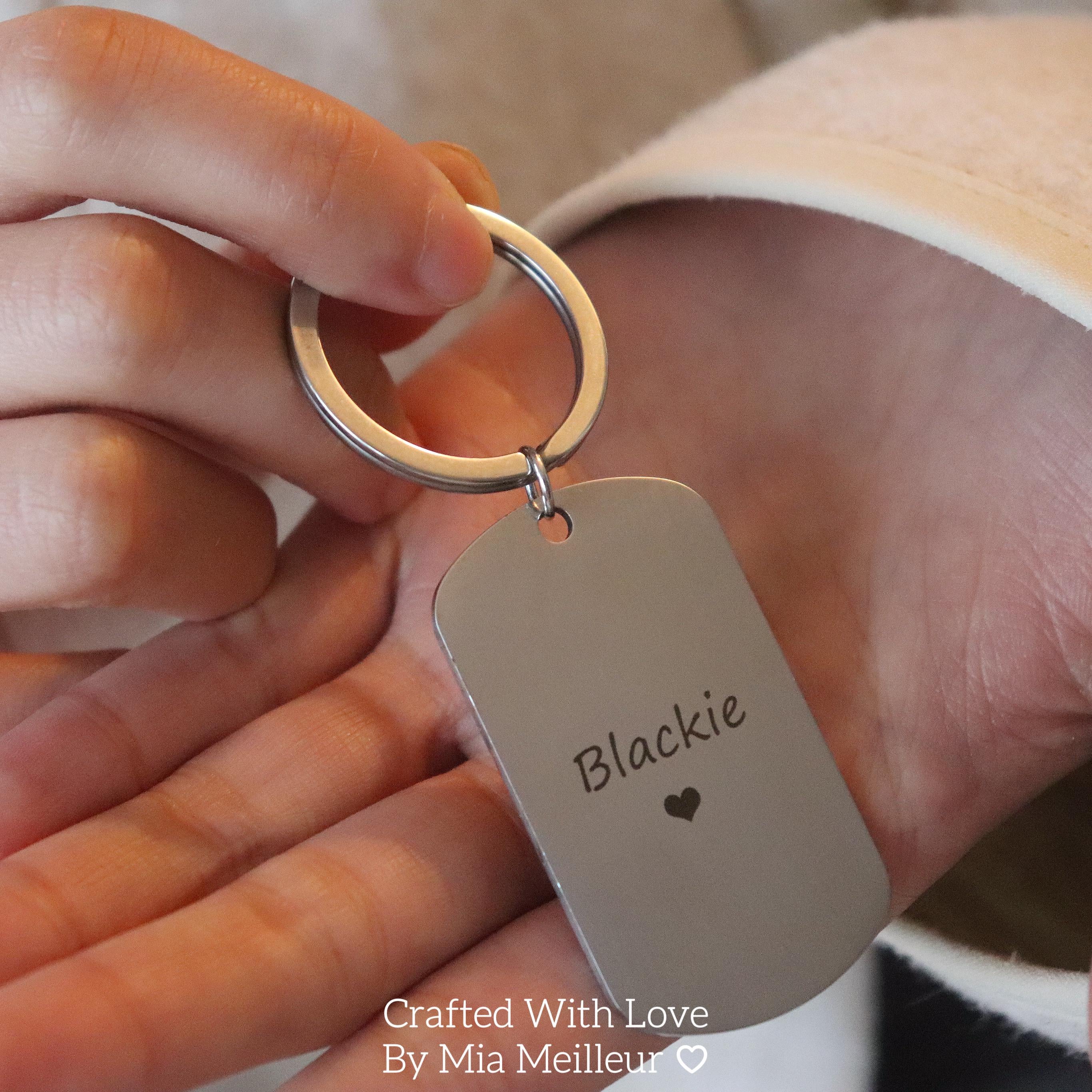 Engraved Pet Keychain