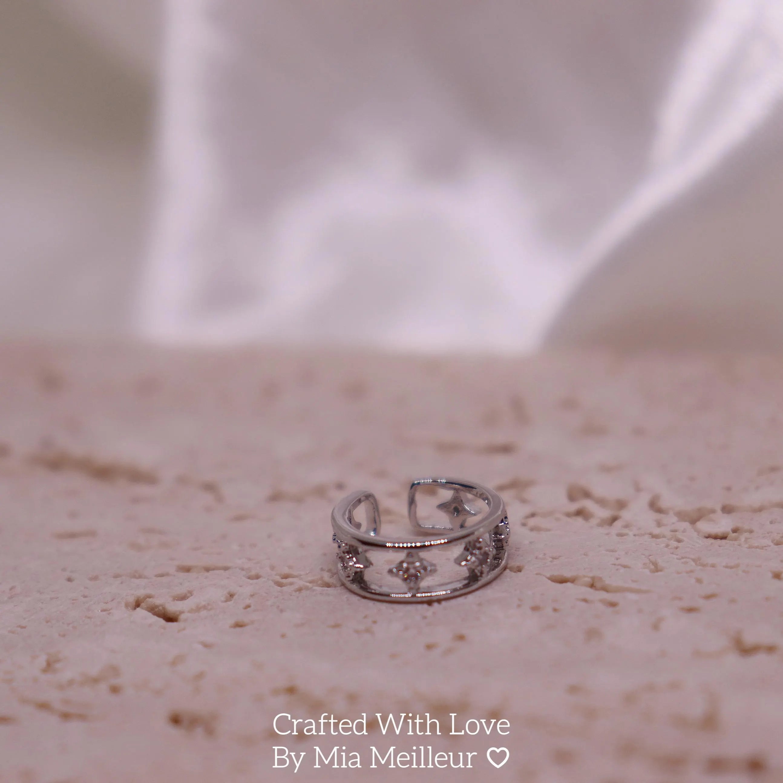 Minimalist Star Cuff Earrings