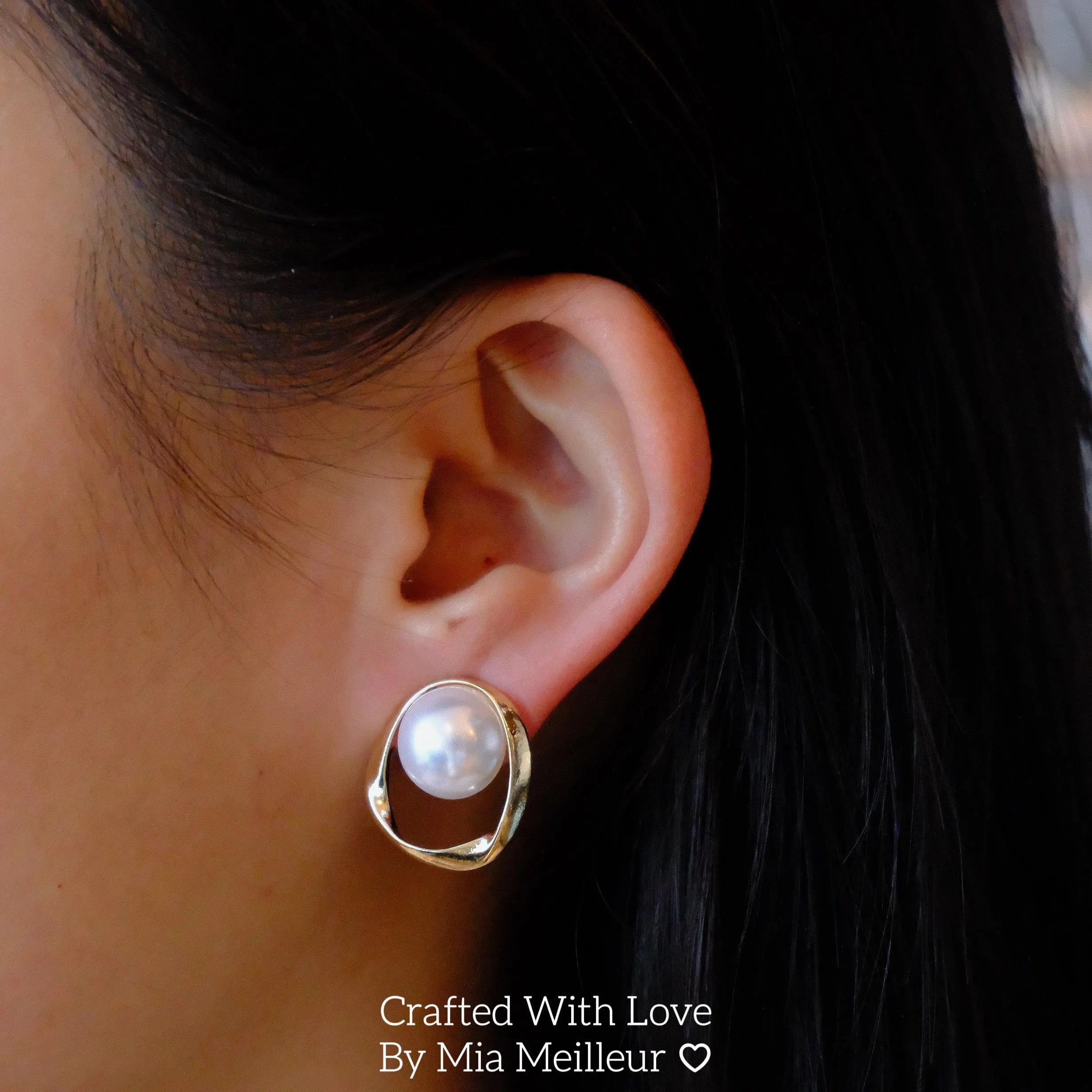 Pearl Stud Earrings