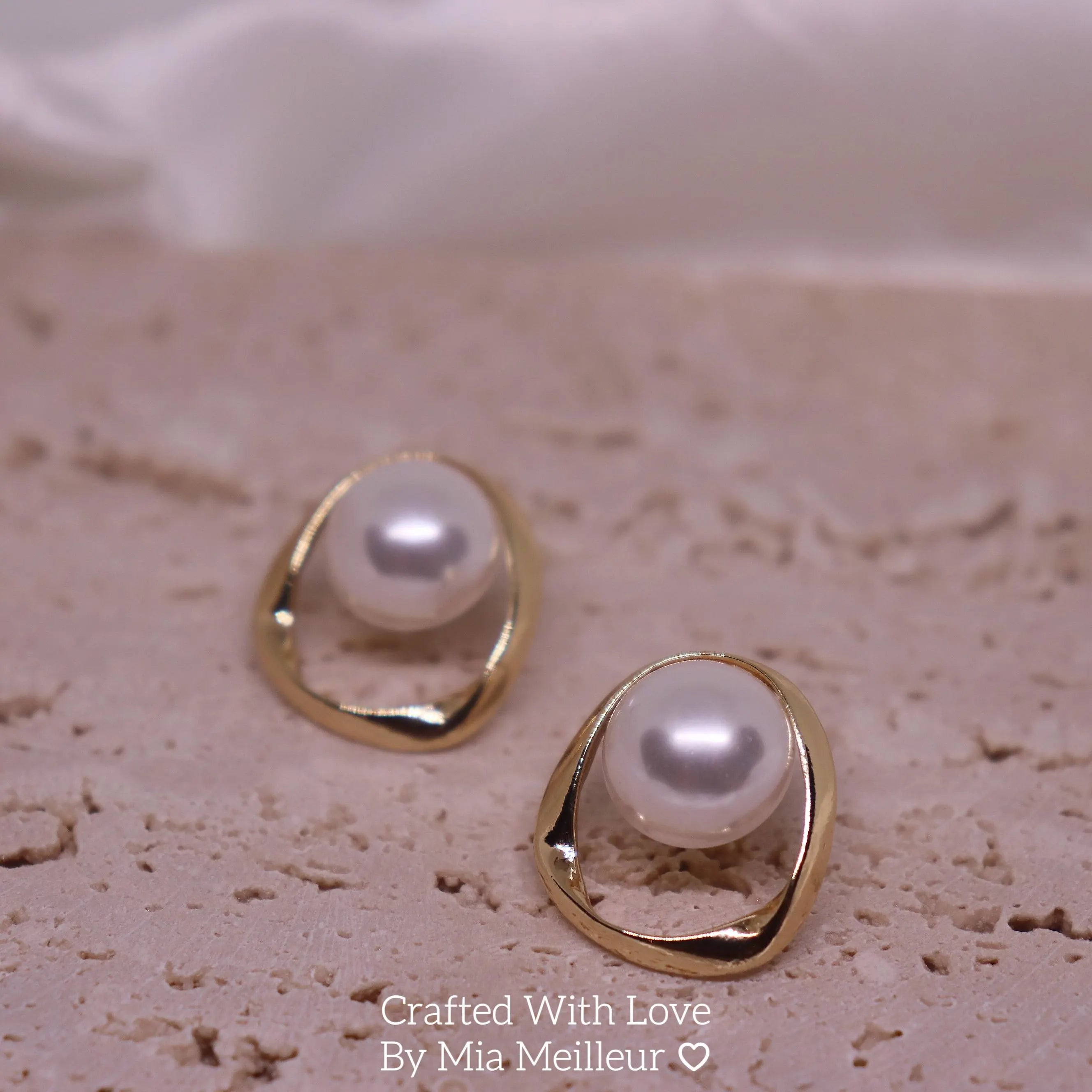 Pearl Stud Earrings