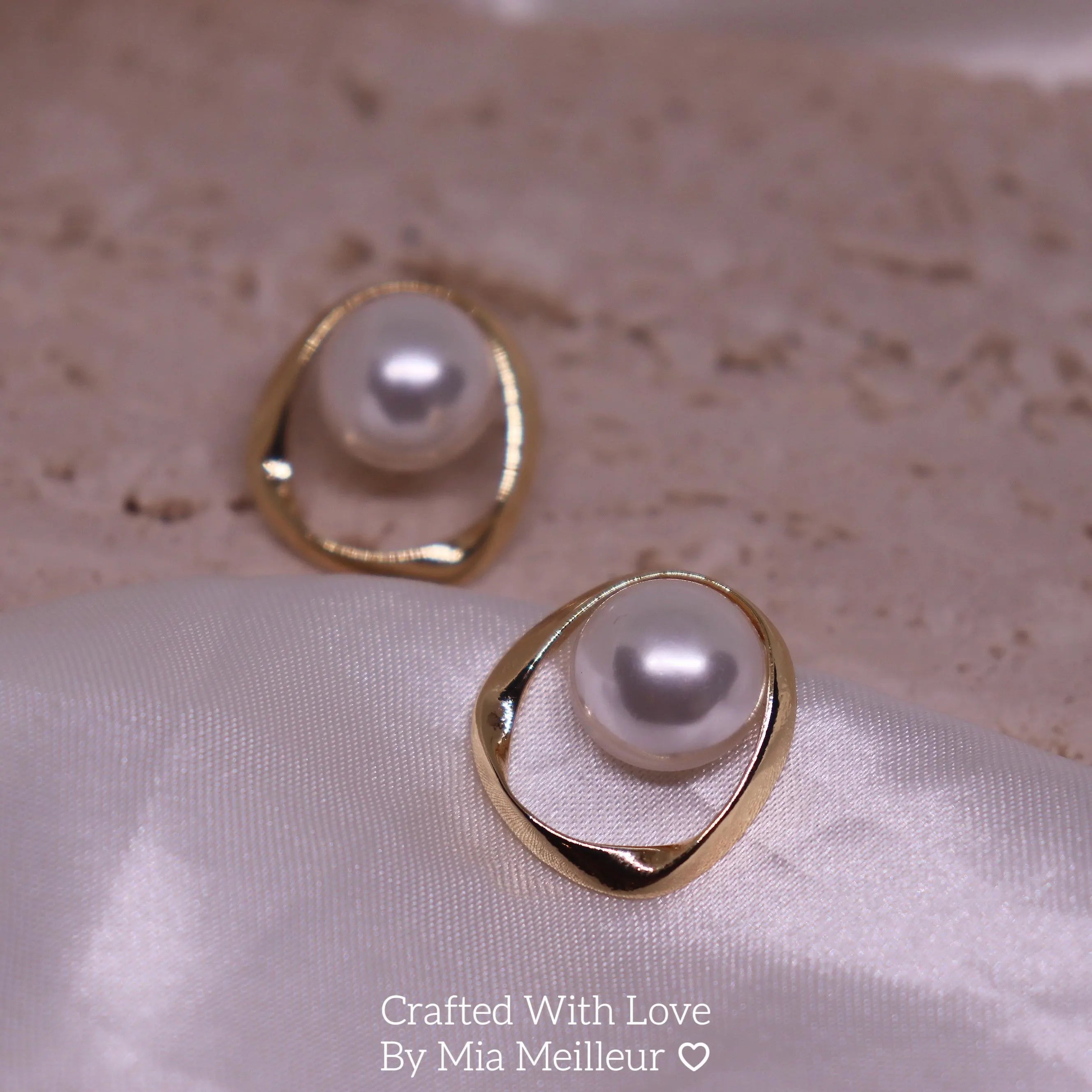 Pearl Stud Earrings