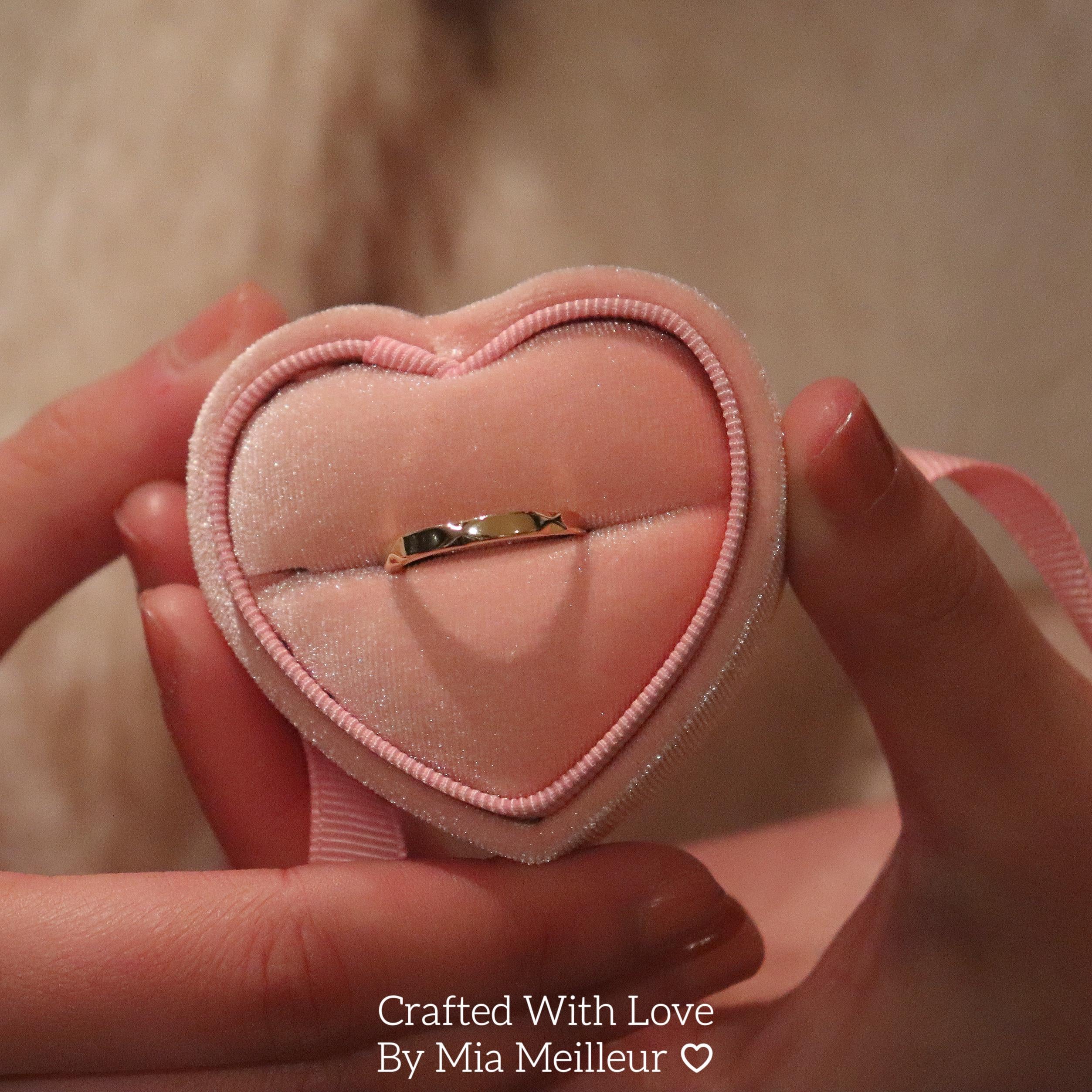 Dainty Gold Band Eternity Ring