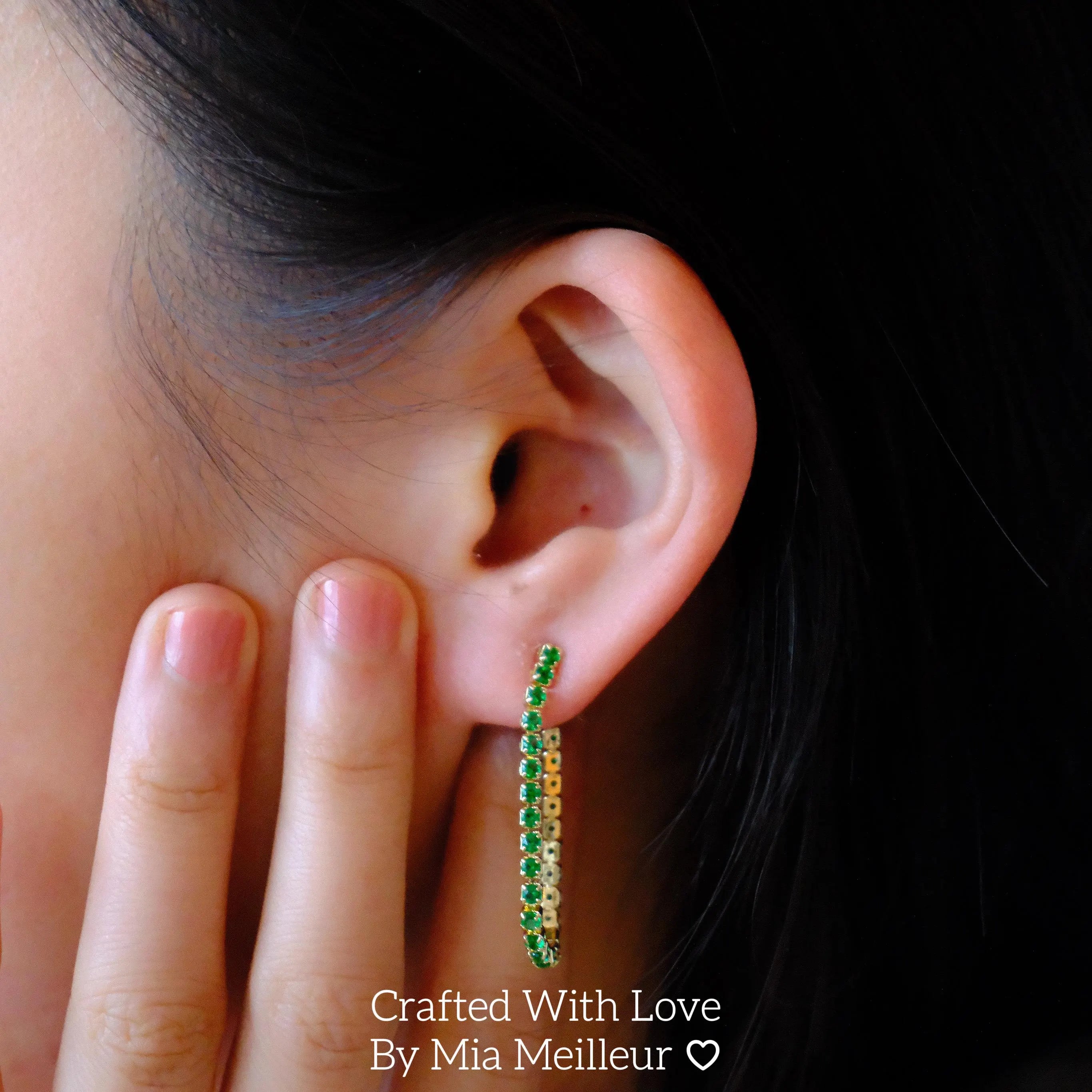 Dangling Tennis Earrings