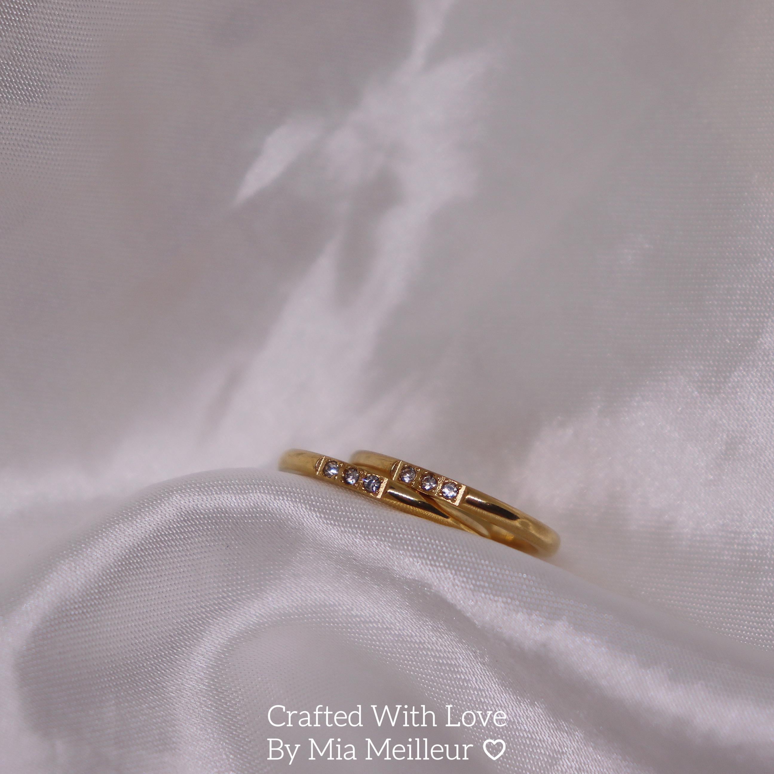 Three Stones Petite Ring