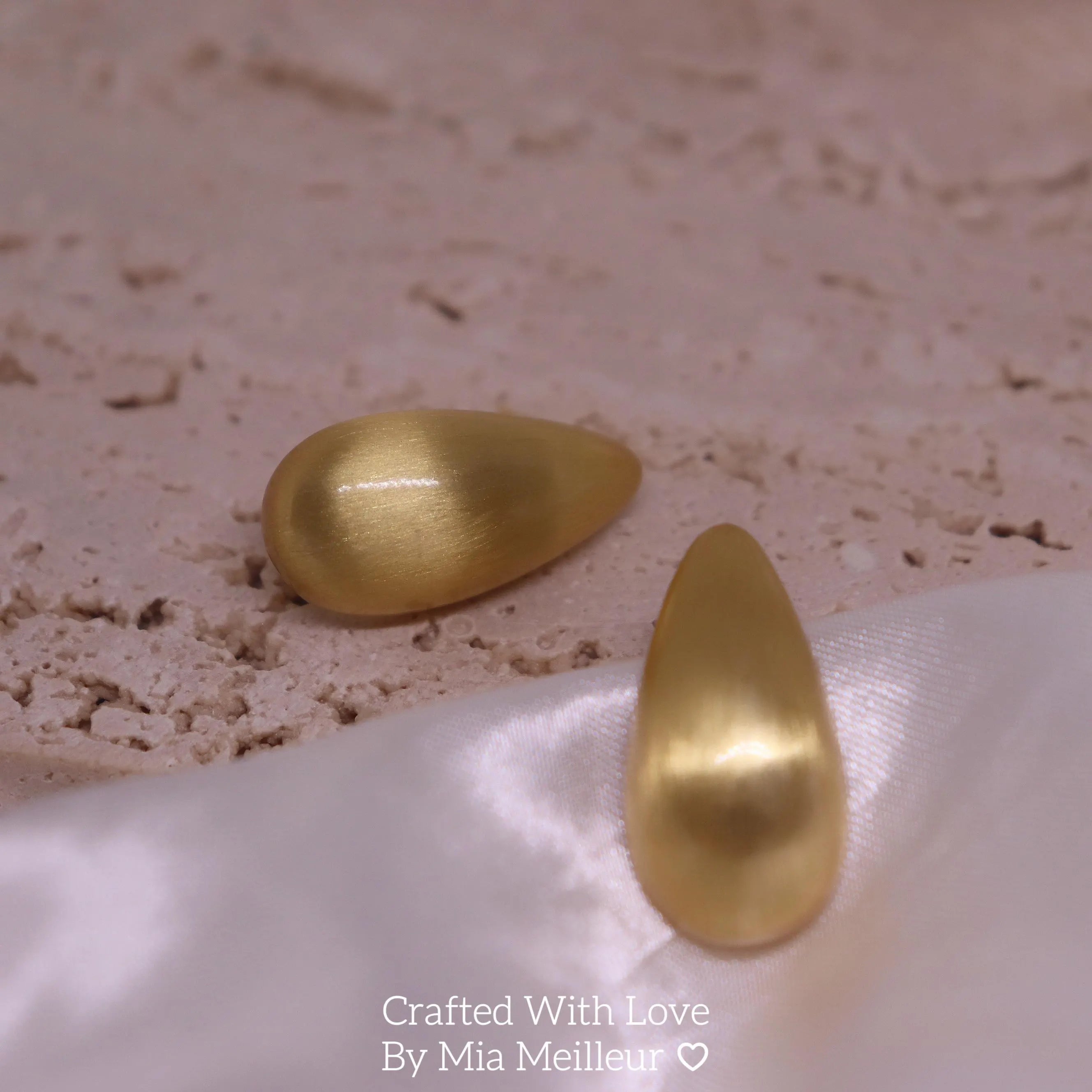 Vintage Teardrop Statement Earrings