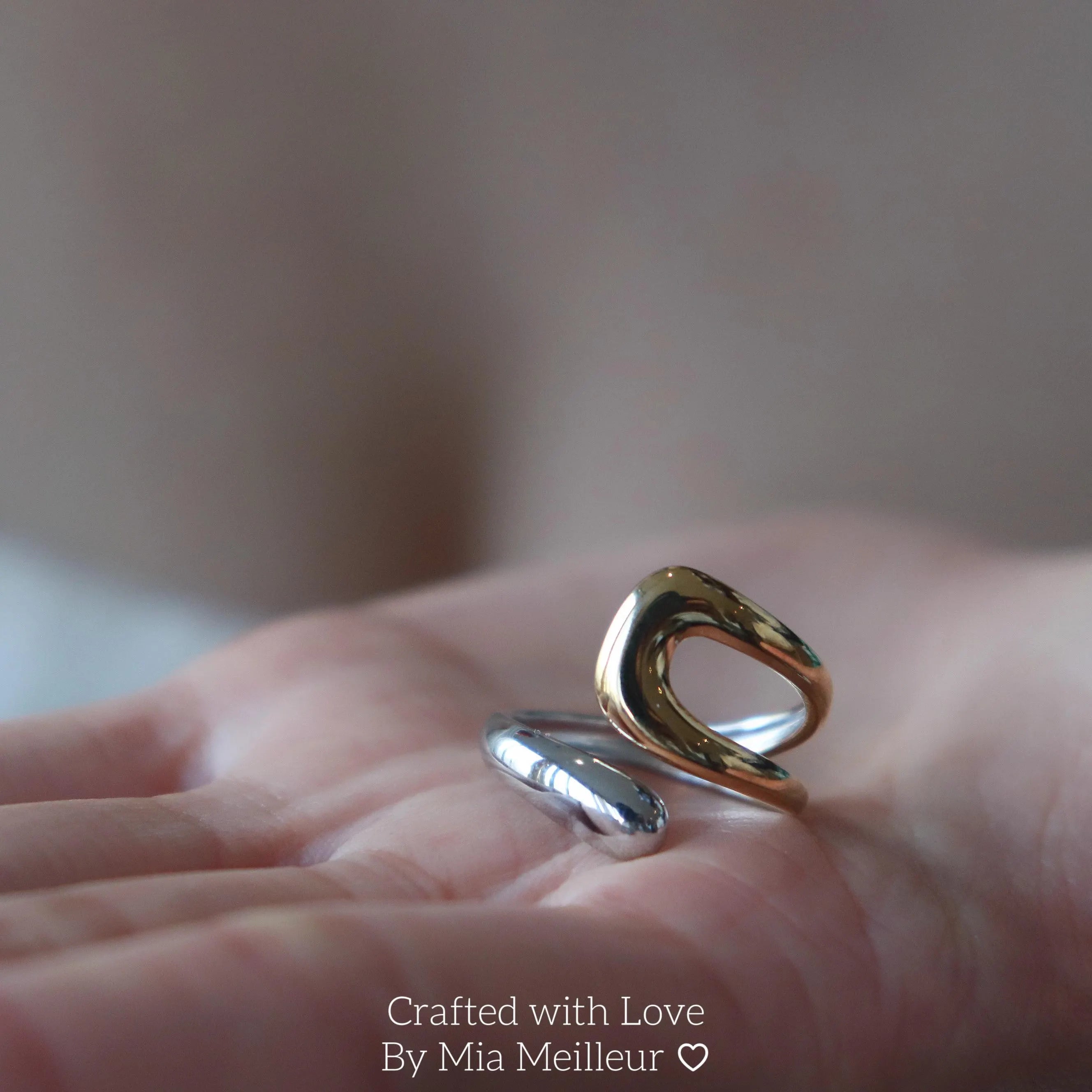 Minimalist Open Band Ring