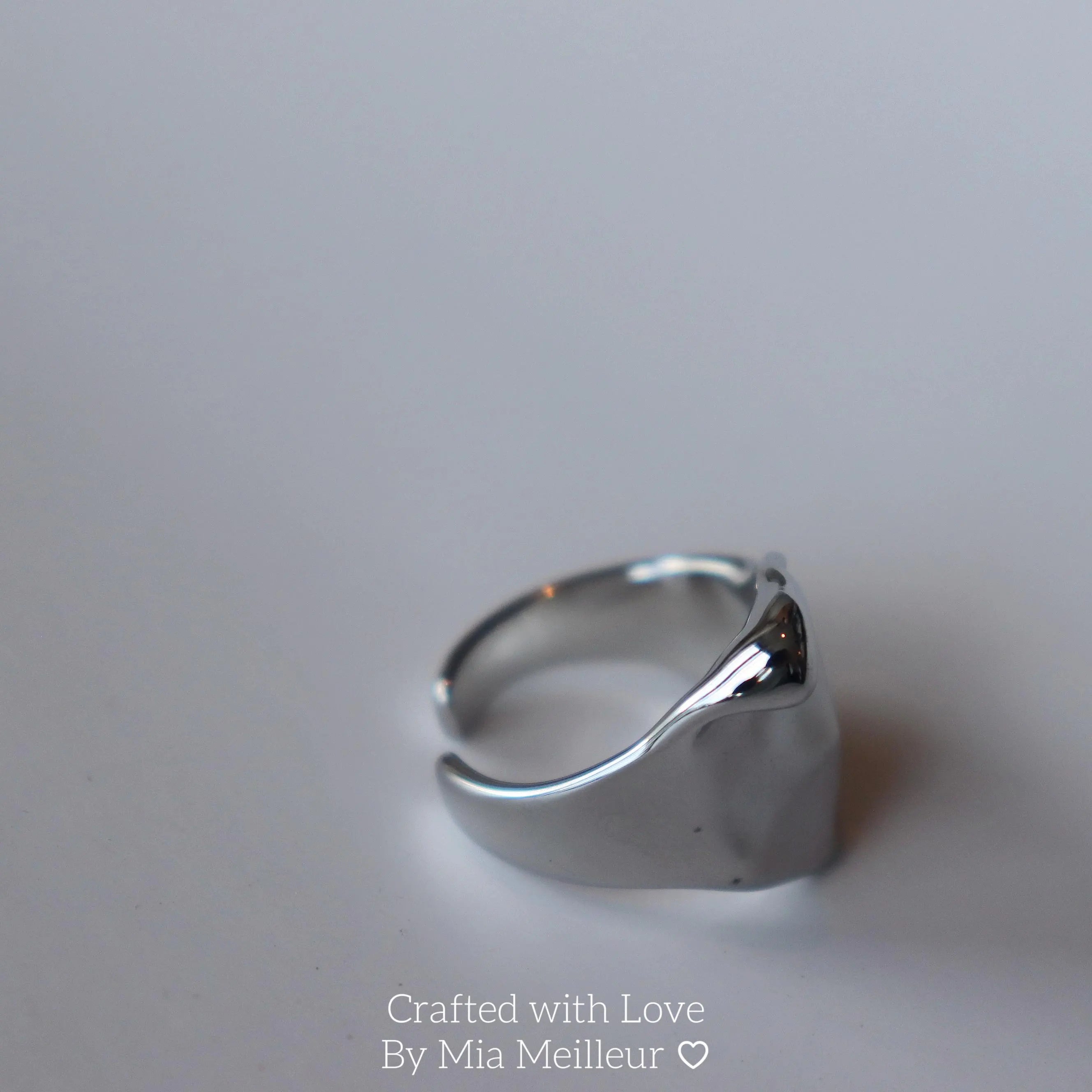Silver Modernist Ring