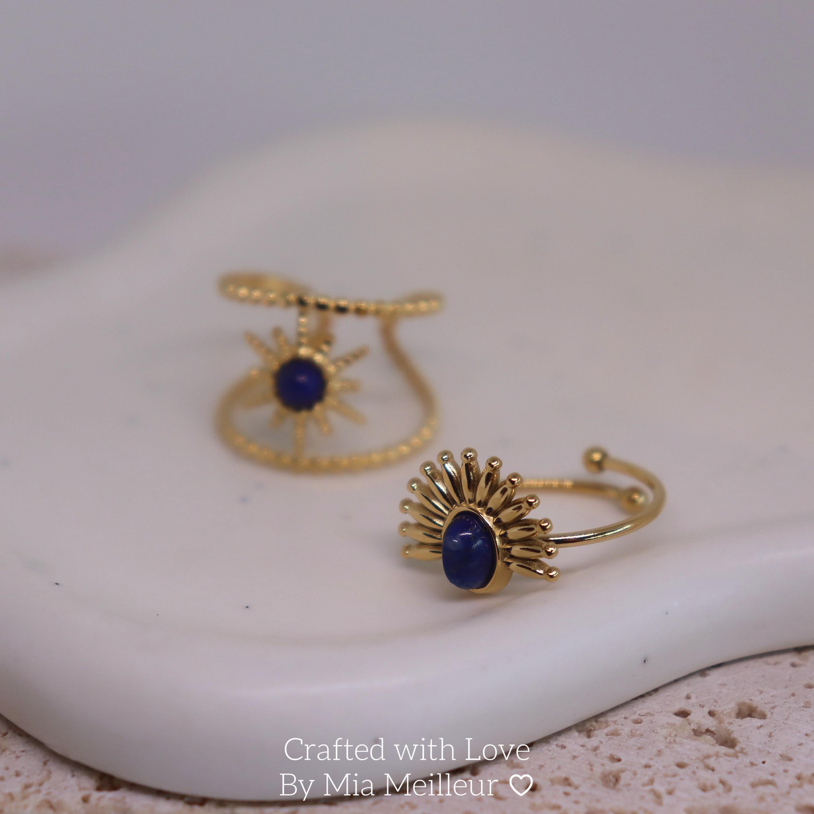 Natural Lapis Lazuli Ring