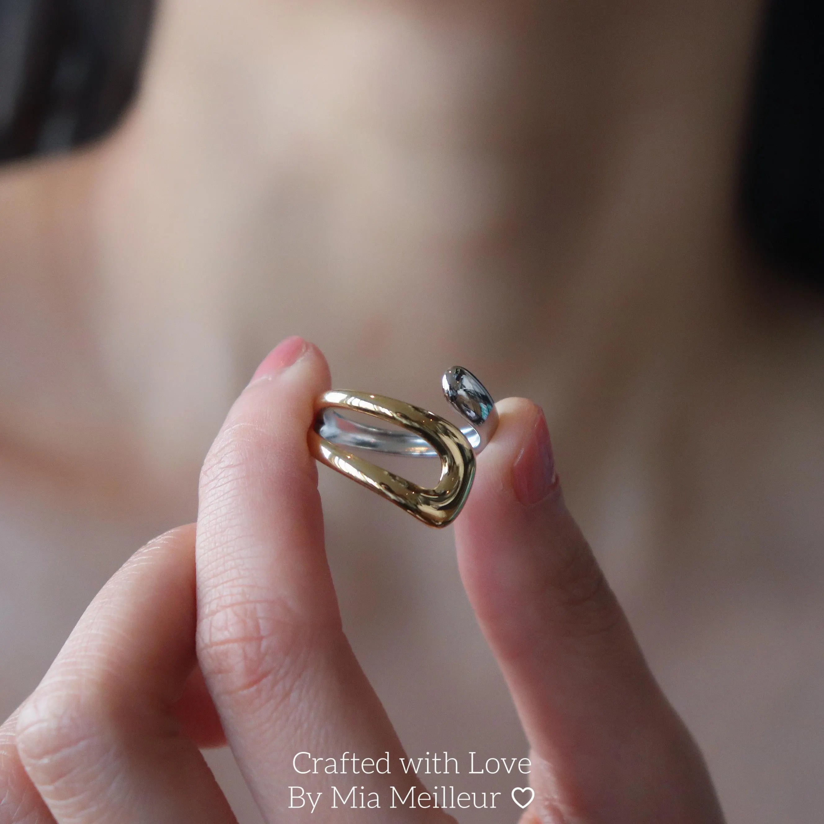 Minimalist Open Band Ring