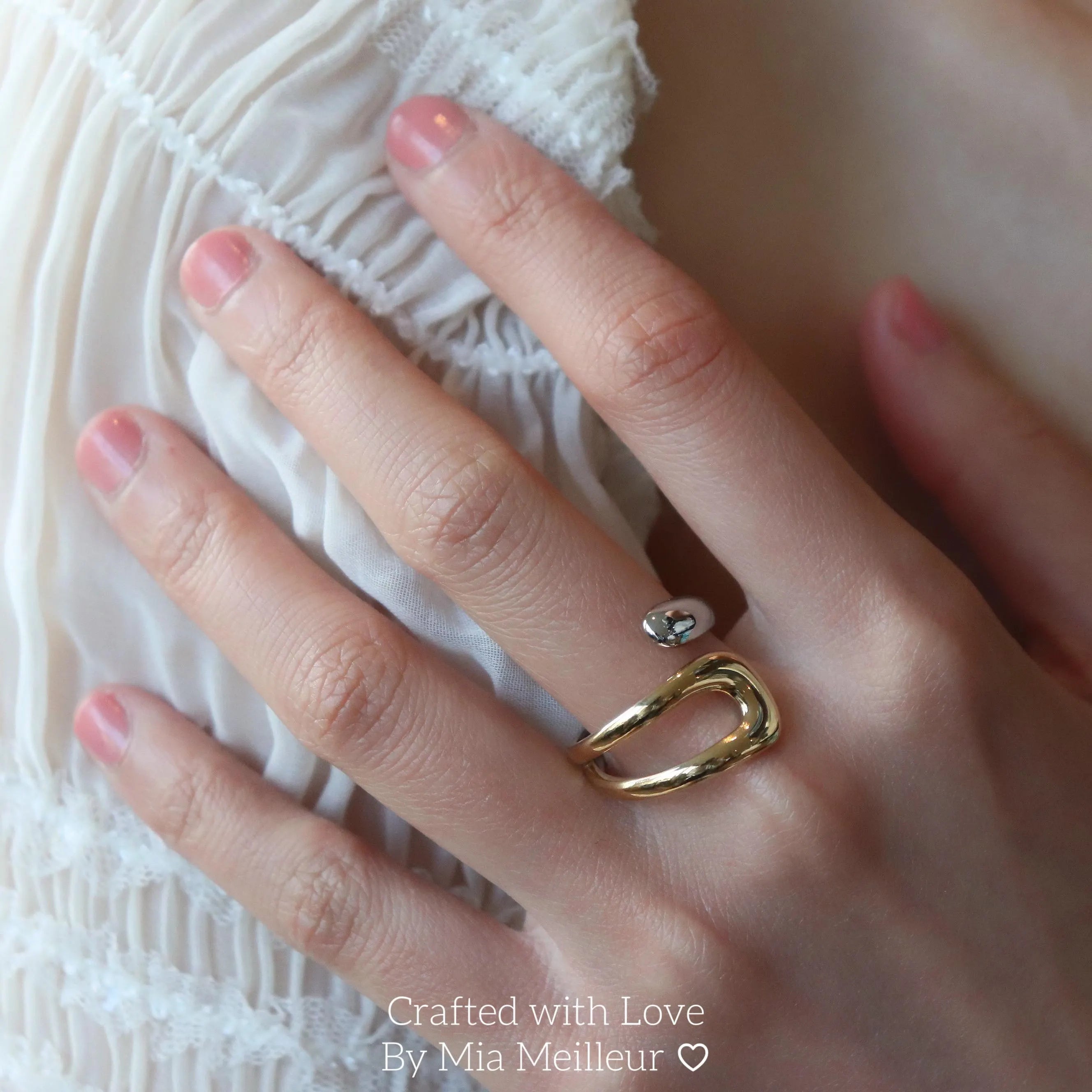 Minimalist Open Band Ring