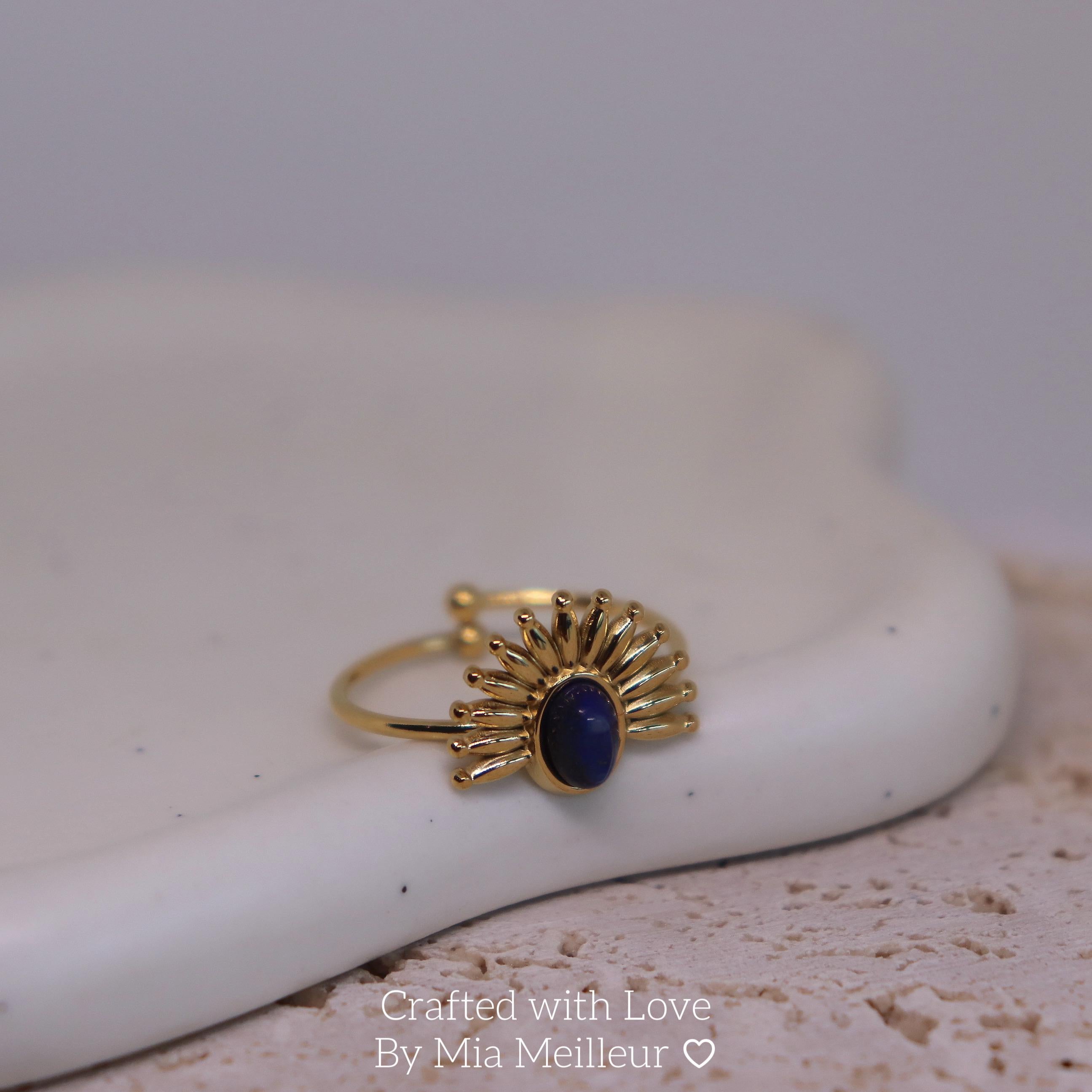 Natural Lapis Lazuli Ring