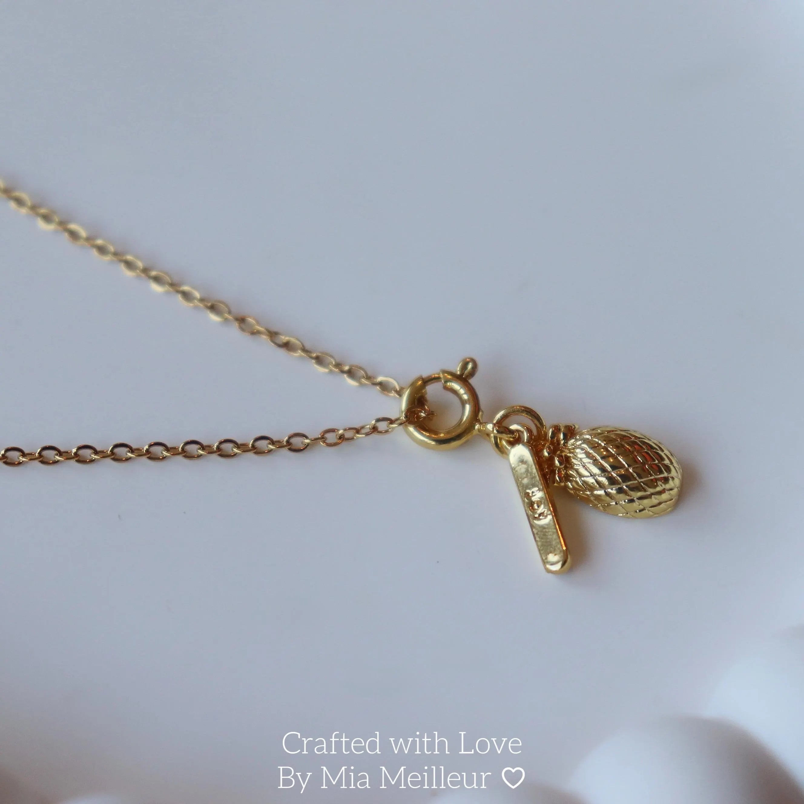 Gold Pineapple Necklace