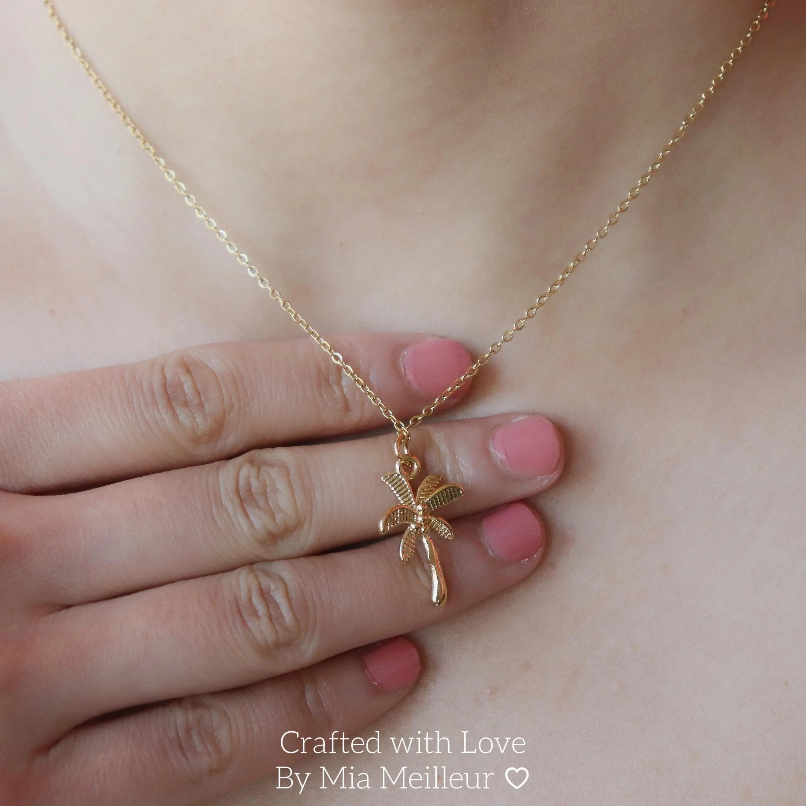 Palm Tree Necklace